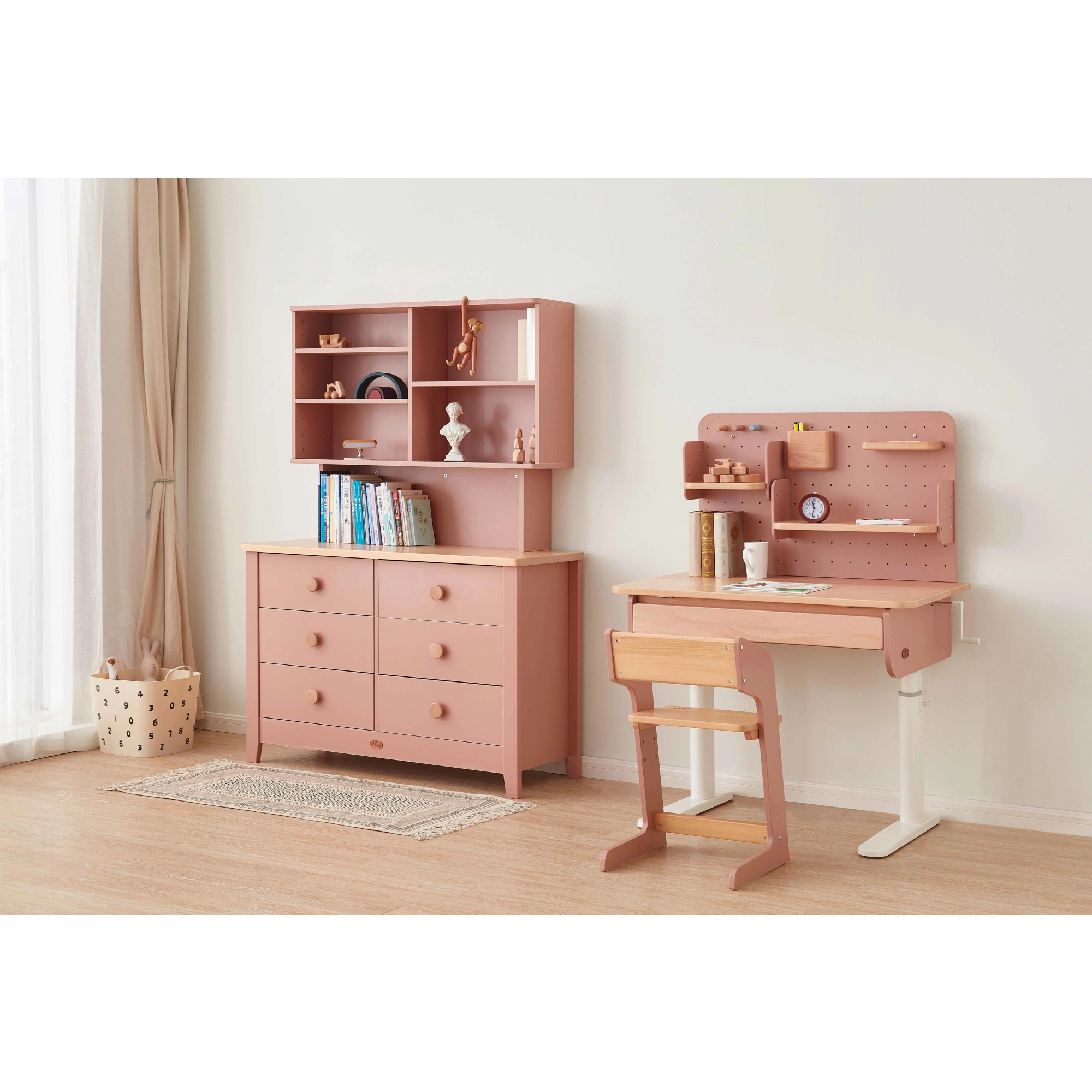 Boori Universal Kids 6 Drawer Chest V23, Cherry