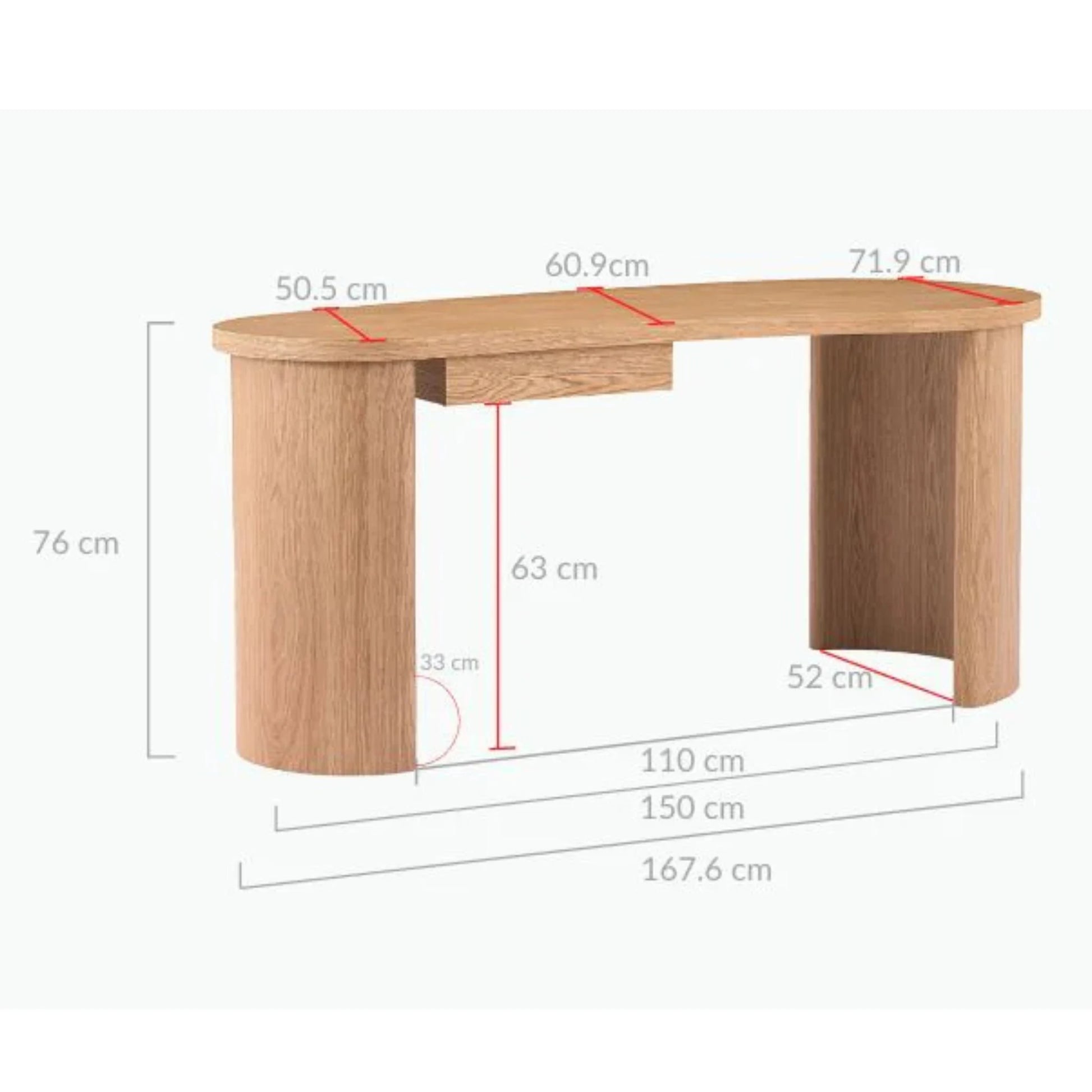 Lifely Hudson Home Office Desk