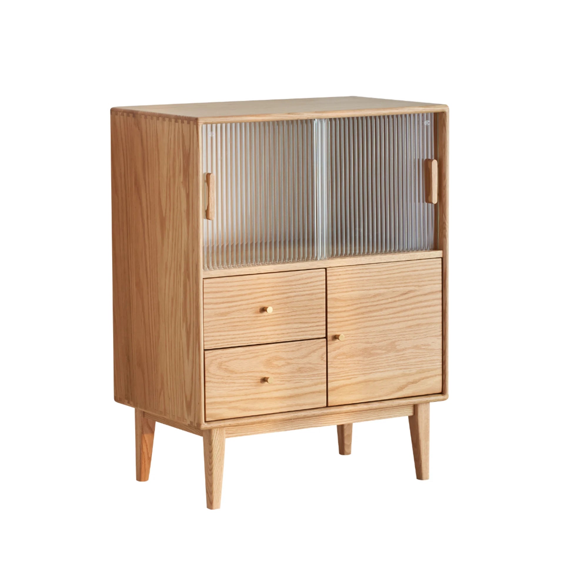 Solidwood Bailey Sideboard, 65x40x85CM, Natural Wood