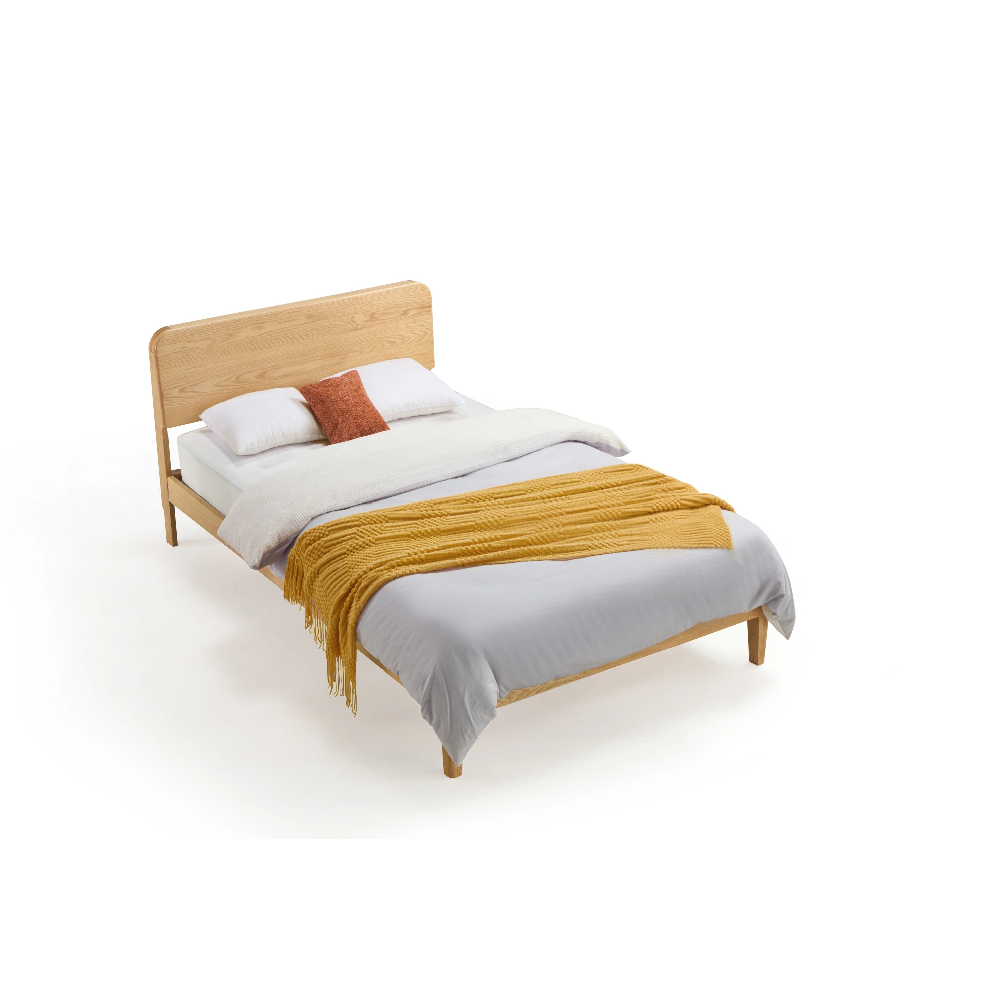 Linspire Ceri Bed Frame, Natural Wood