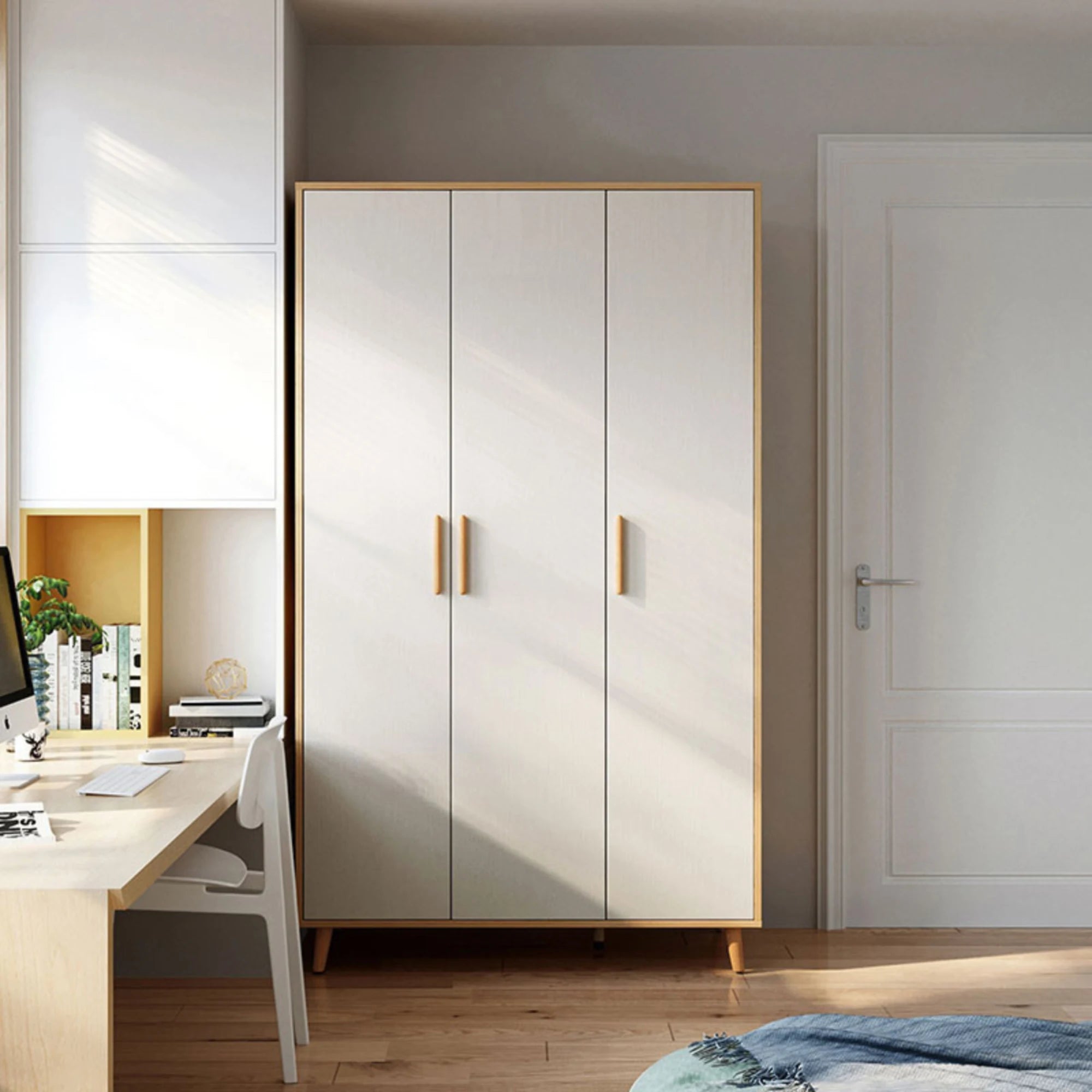 Linspire Fresko Wardrobes with 3 Doors, 120cm