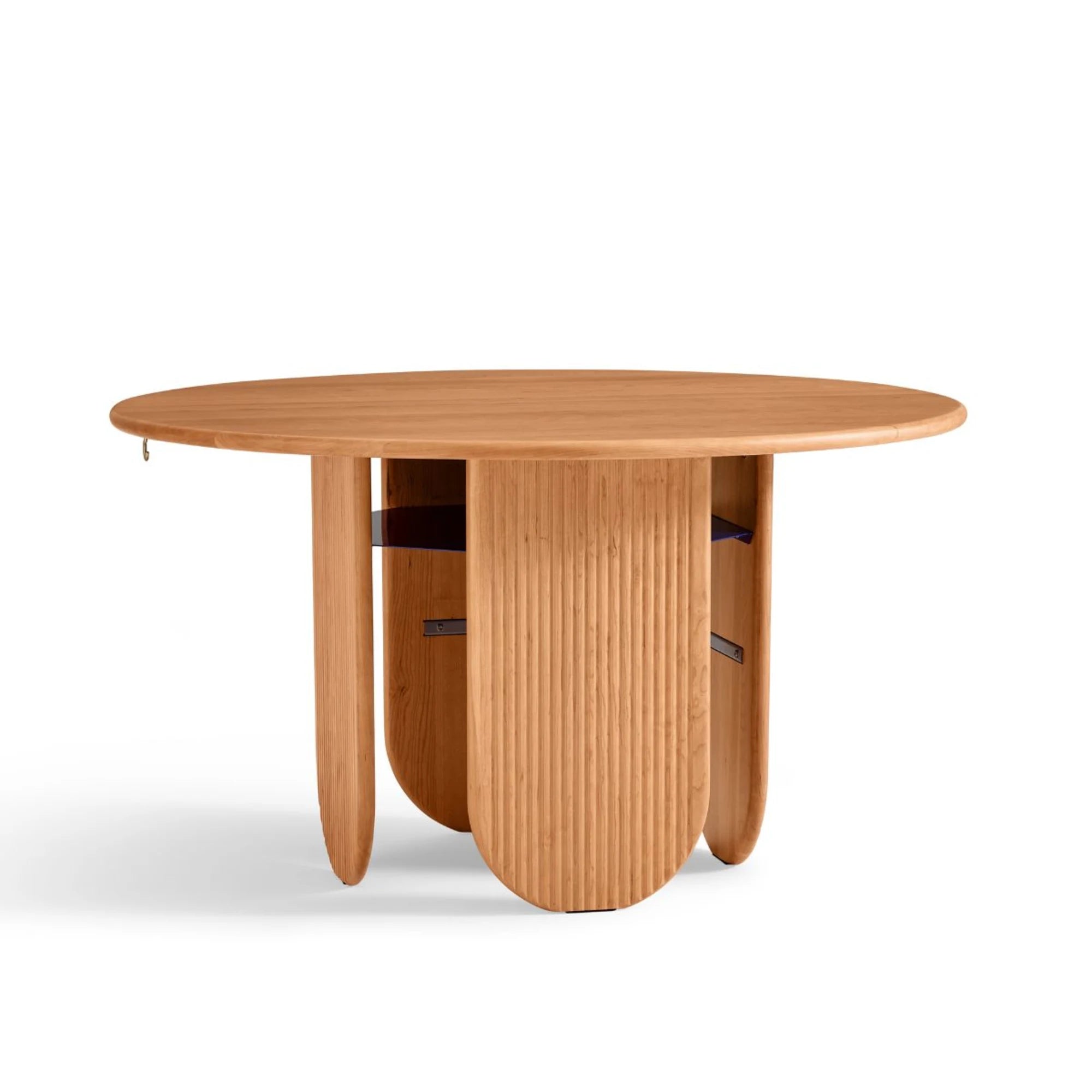Linspire Harbor Solid Wood Dining Table, Natural Wood