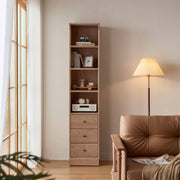 Linspire Ventus Bookcase with Storage Drawers, Beaver