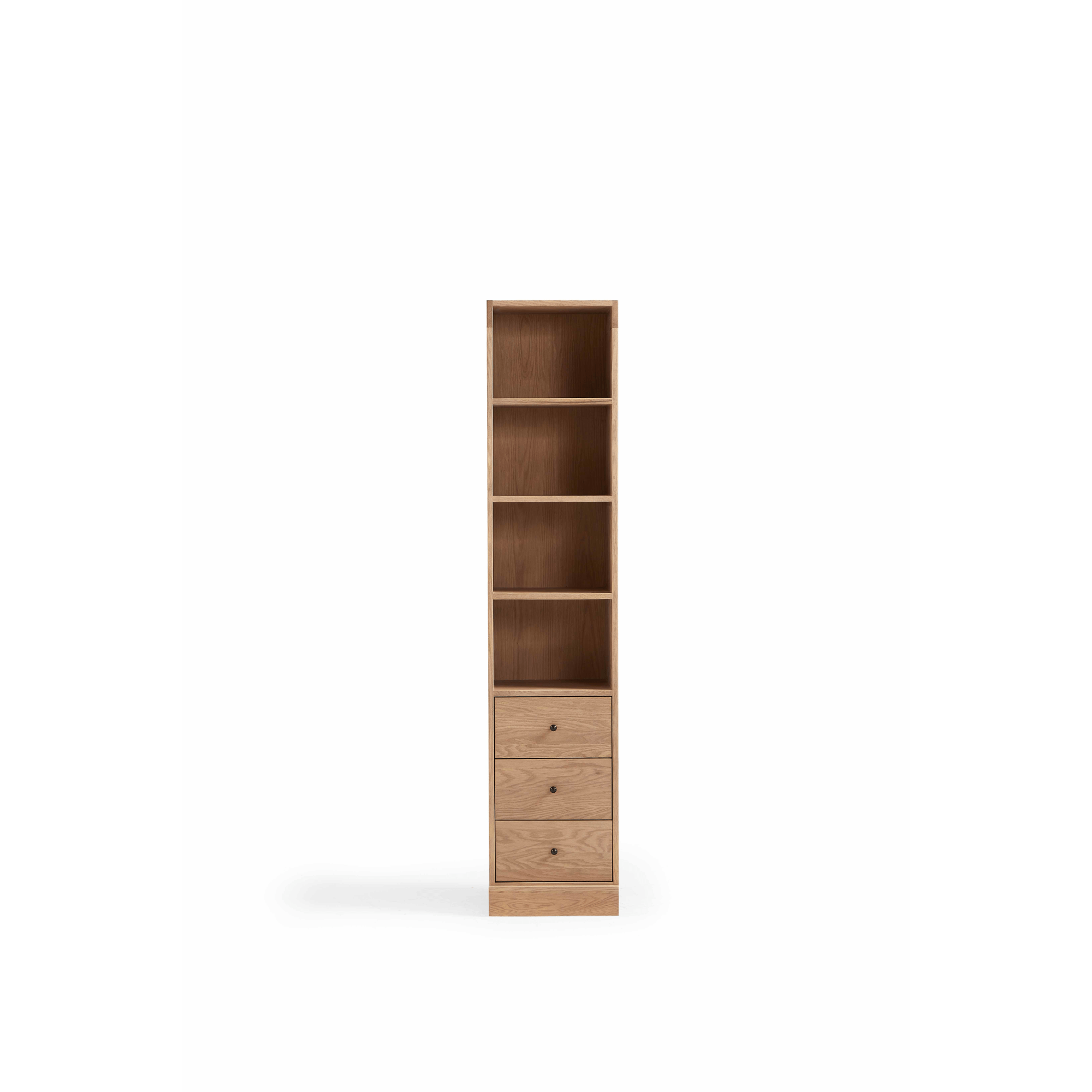 Linspire Ventus Bookcase with Storage Drawers, Beaver