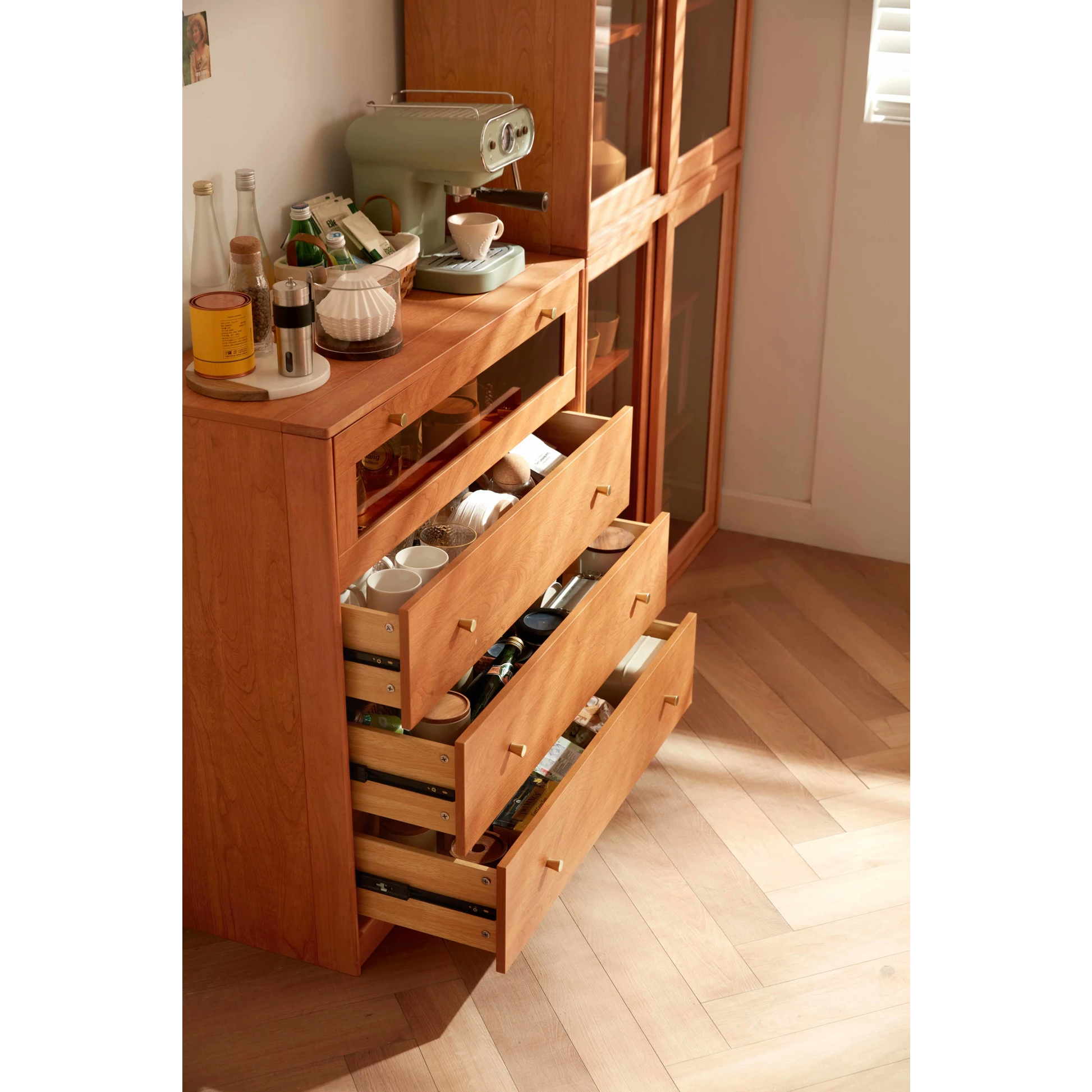 Linspire Verve Set of 2 Large Modular Display Cabinet