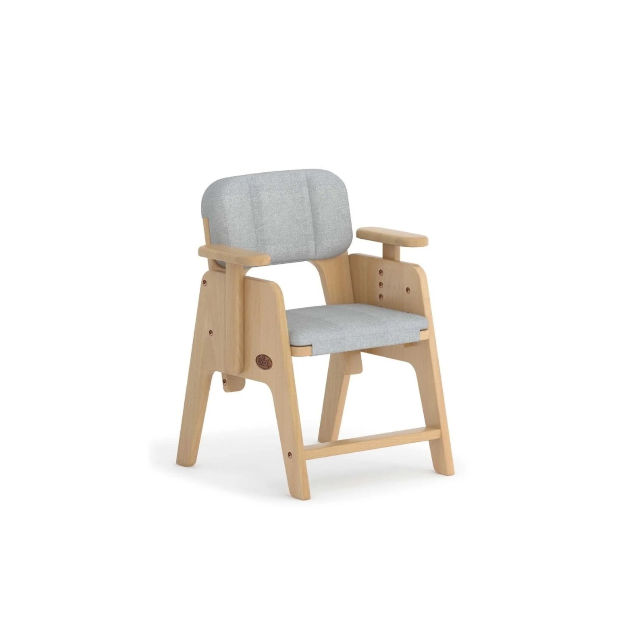 Boori Euler Kids Study Chair with Cushion Set, Pebble