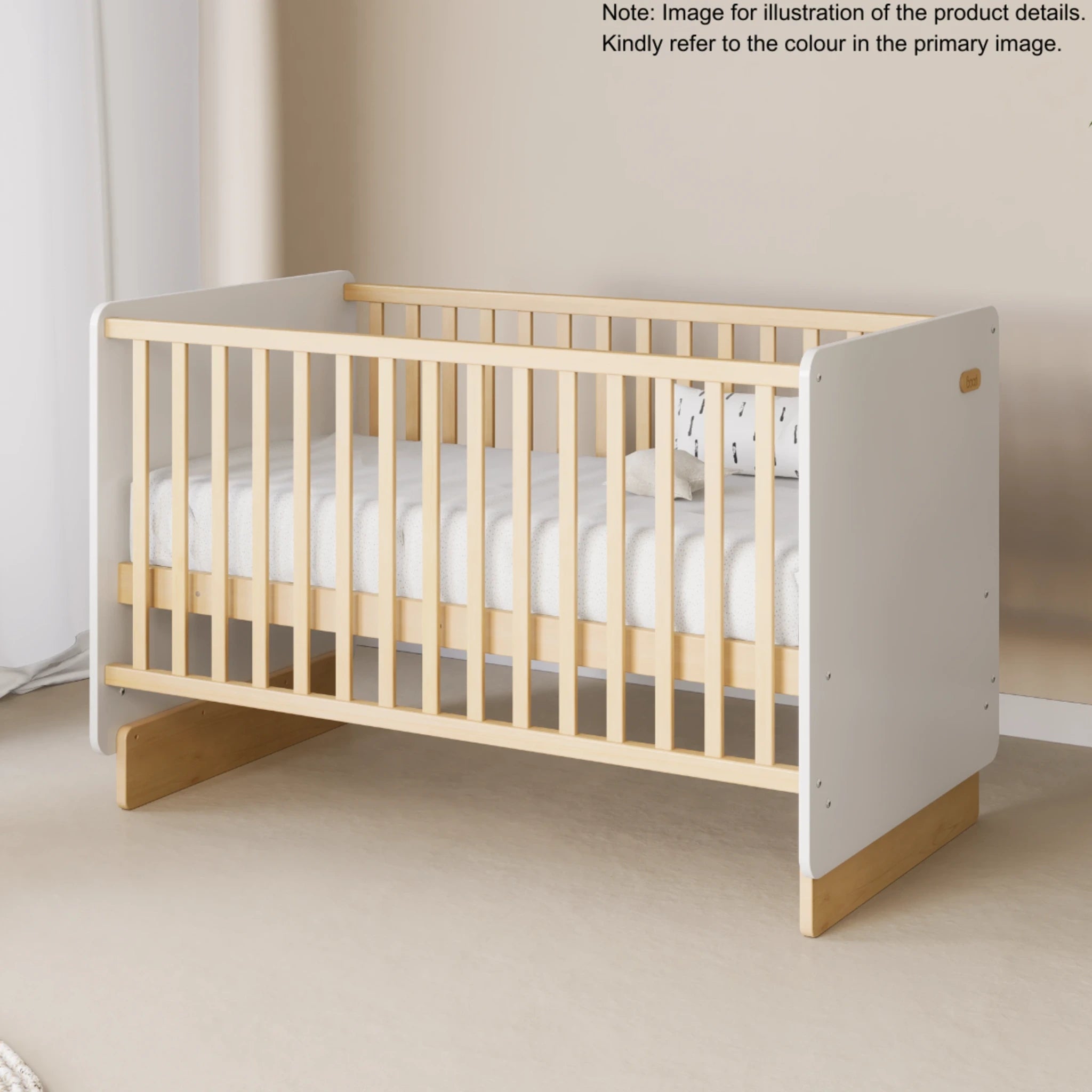 Boori Neat Kids Cot Bed, Cherry