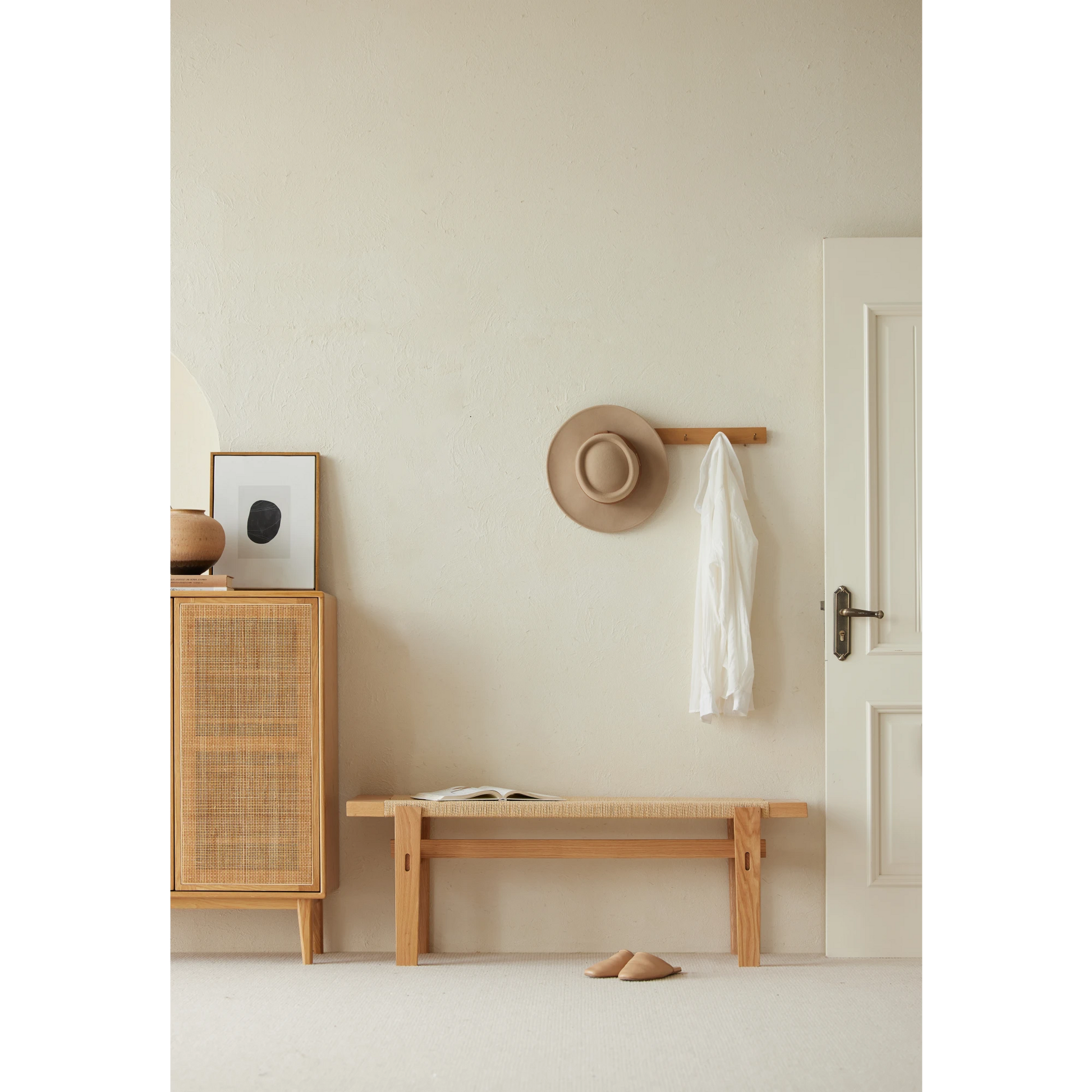 Solidwood Amber Rope Bench, 120cm