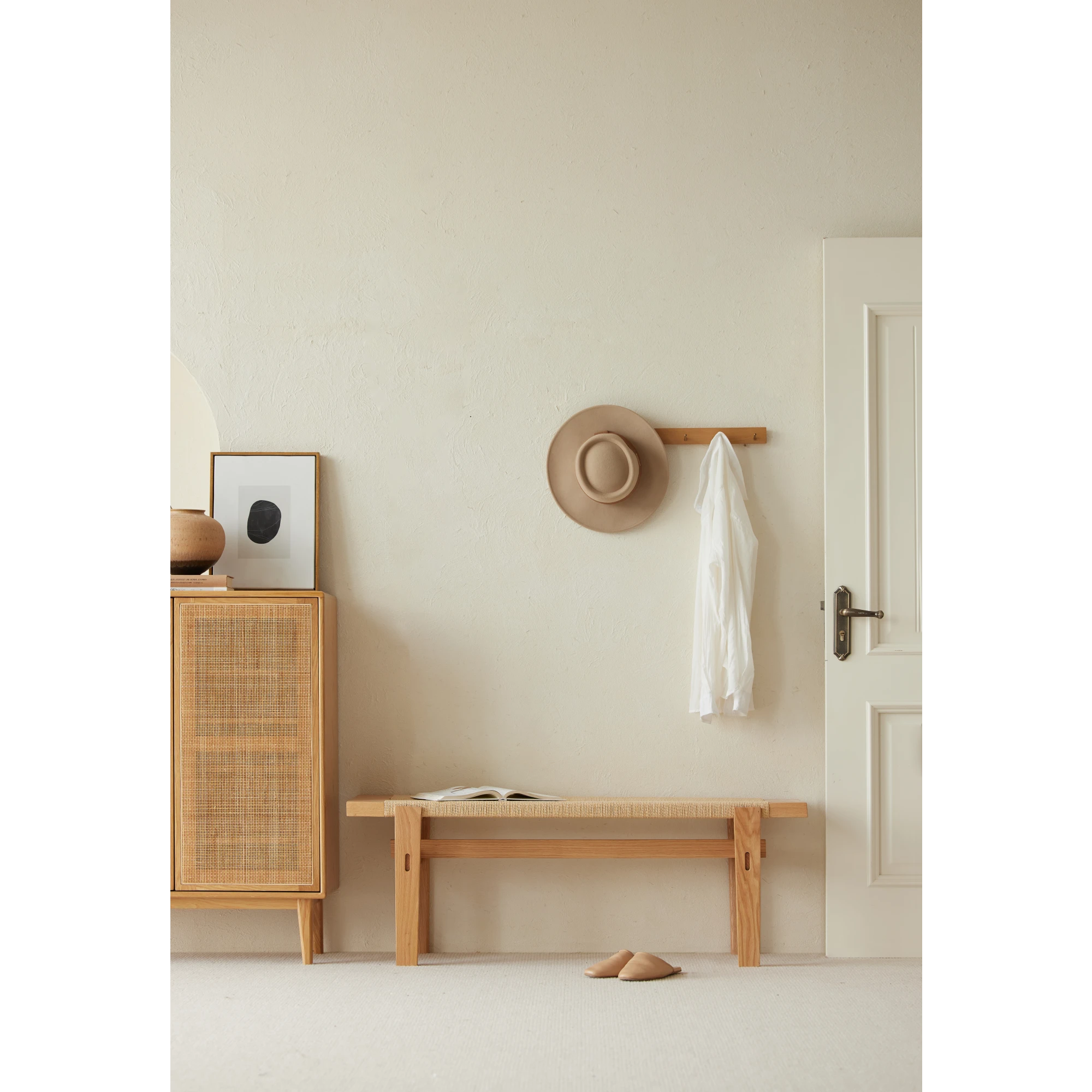 Solidwood Amber Rope Bench, 120cm