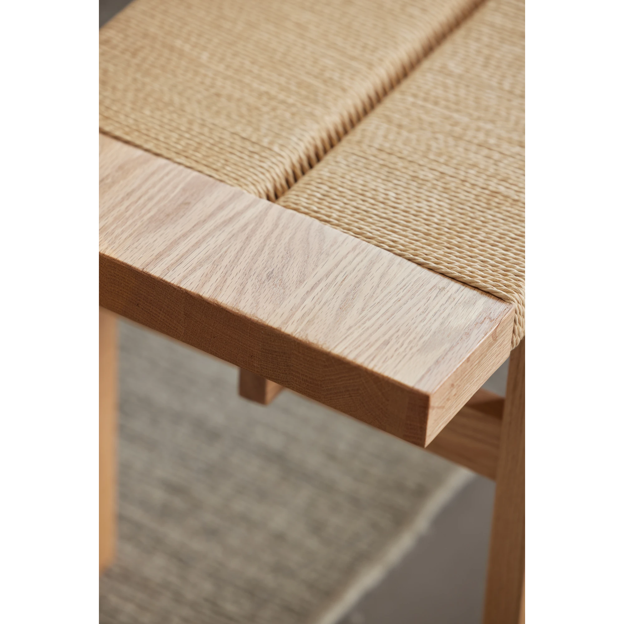 Solidwood Amber Rope Bench, 120cm