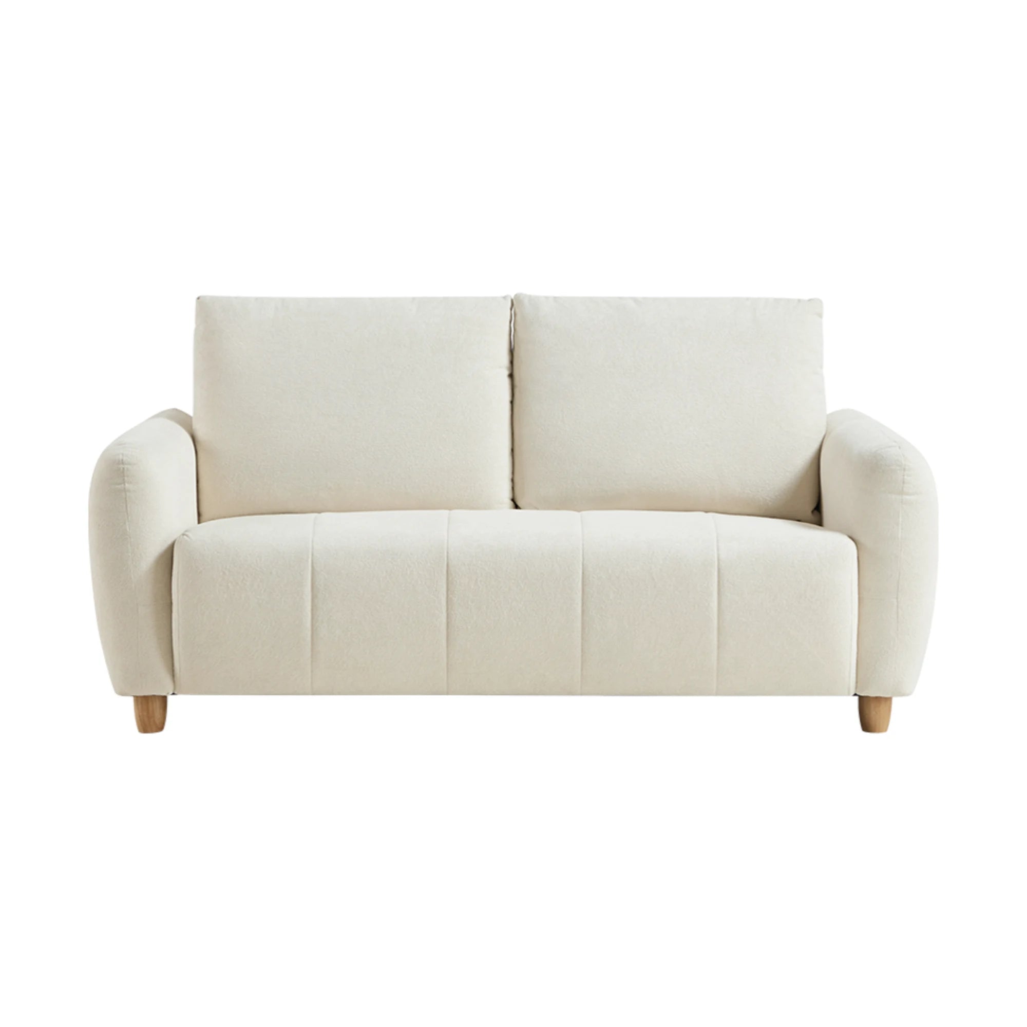 Linspire Aero 2-Seater Boucle Sofa, Off-White