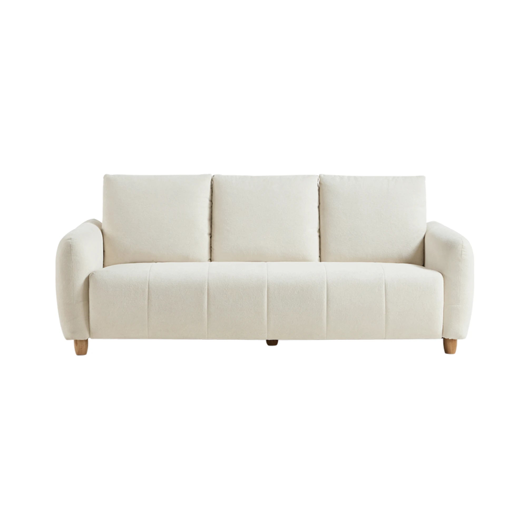Linspire Aero 3-Seater Boucle Sofa, Off-White