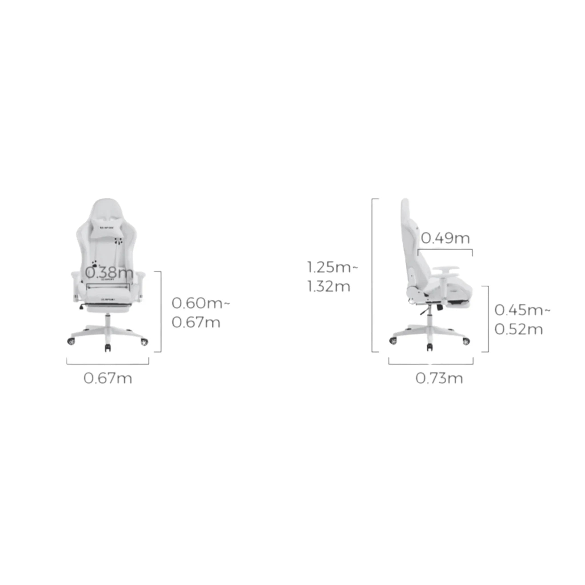 Linspire Rhapsody Gaming Chair with LED RGB Light Strip