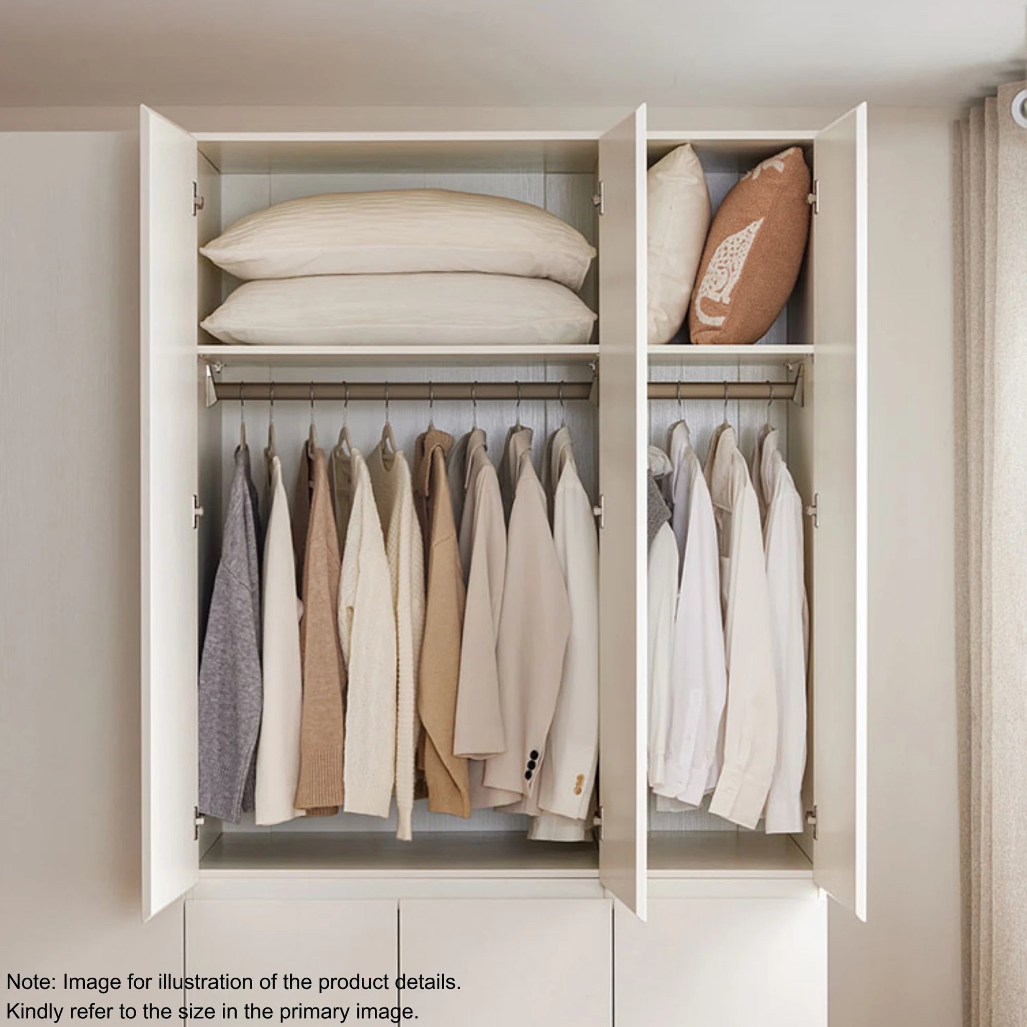 Linspire Serene 3-Door Wardrobe