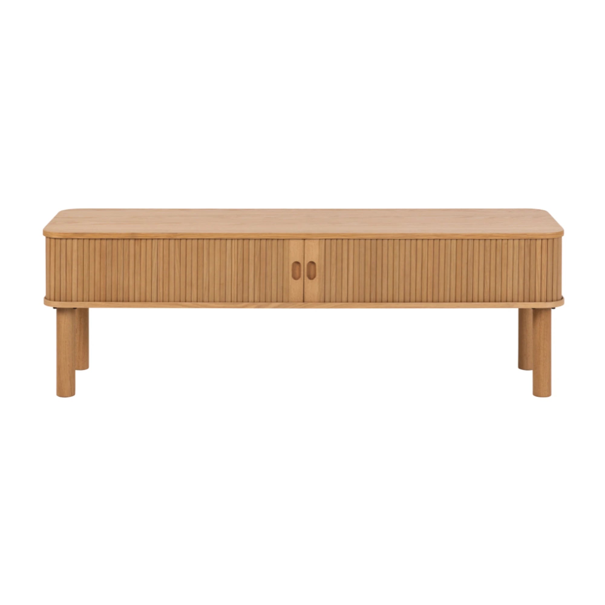 Hjem Design Langley TV Unit, Natural Wood
