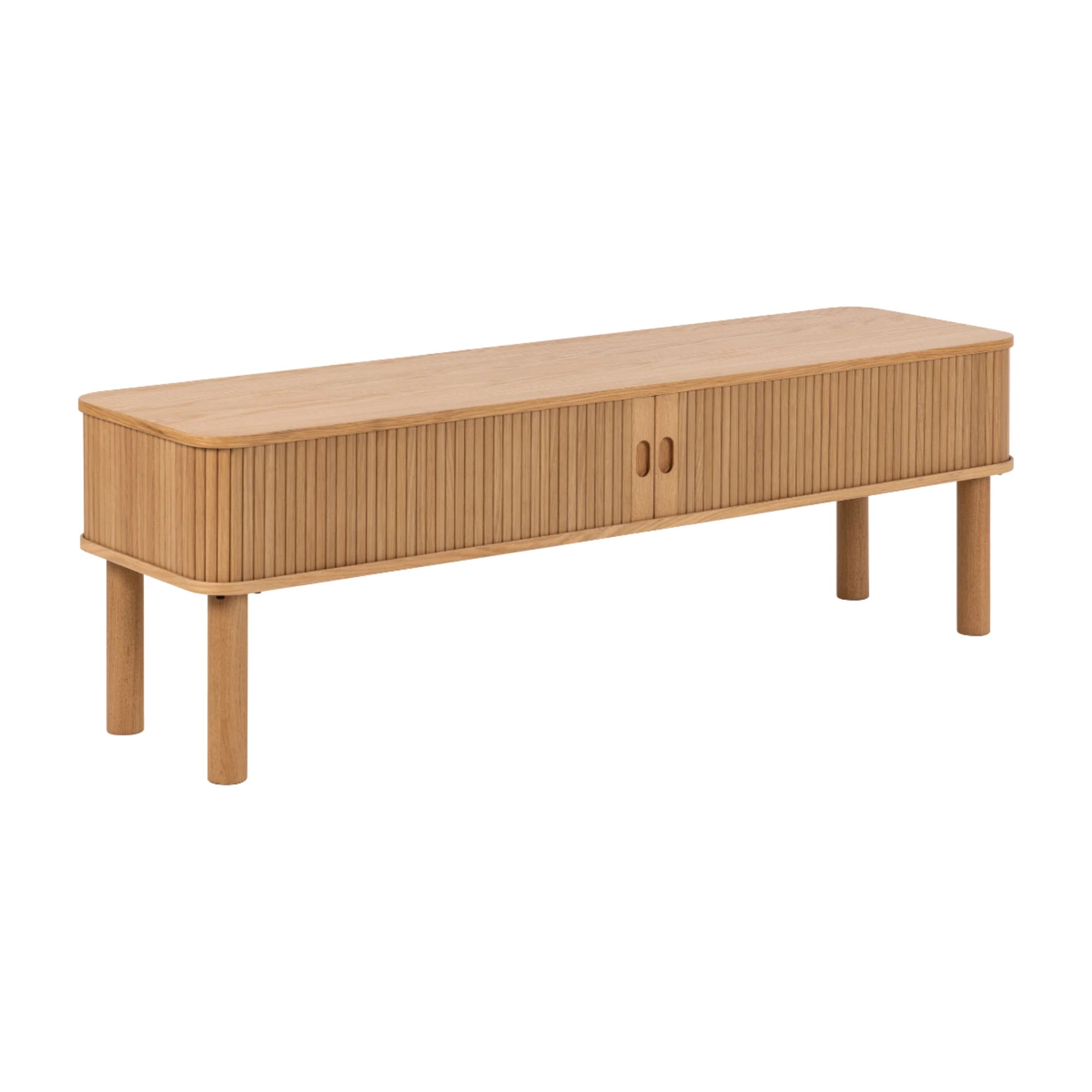 Hjem Design Langley TV Unit, Natural Wood
