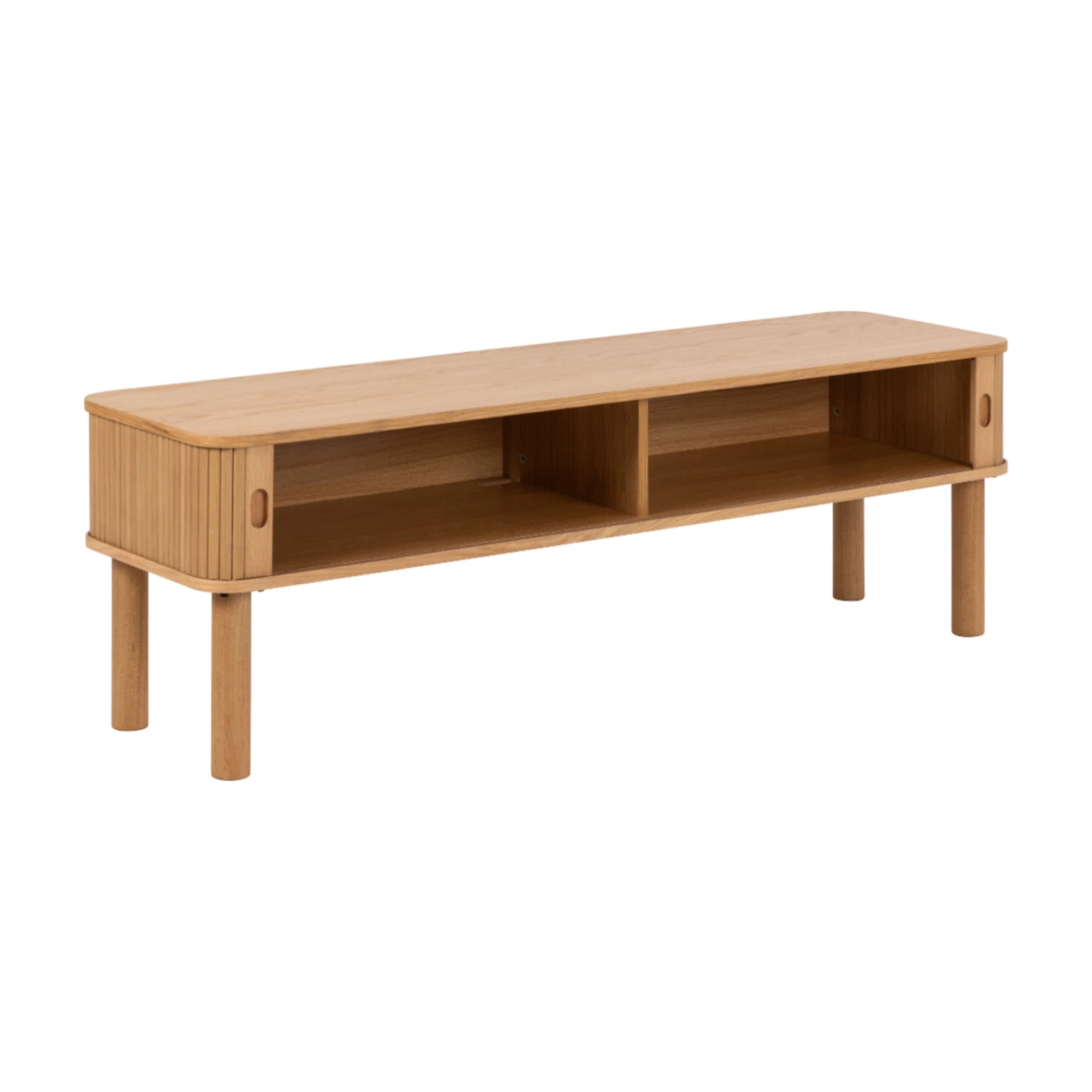 Hjem Design Langley TV Unit, Natural Wood