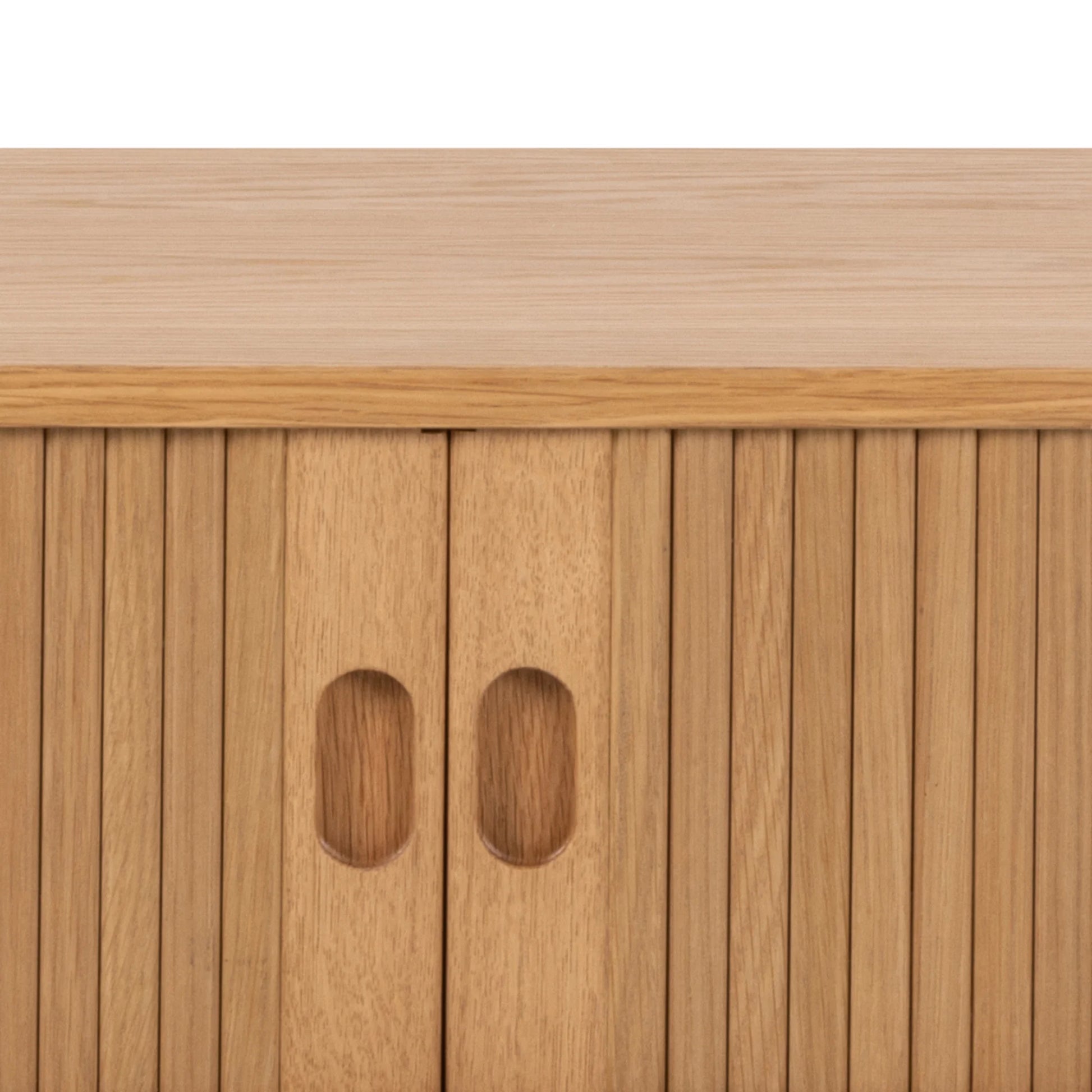 Hjem Design Langley TV Unit, Natural Wood