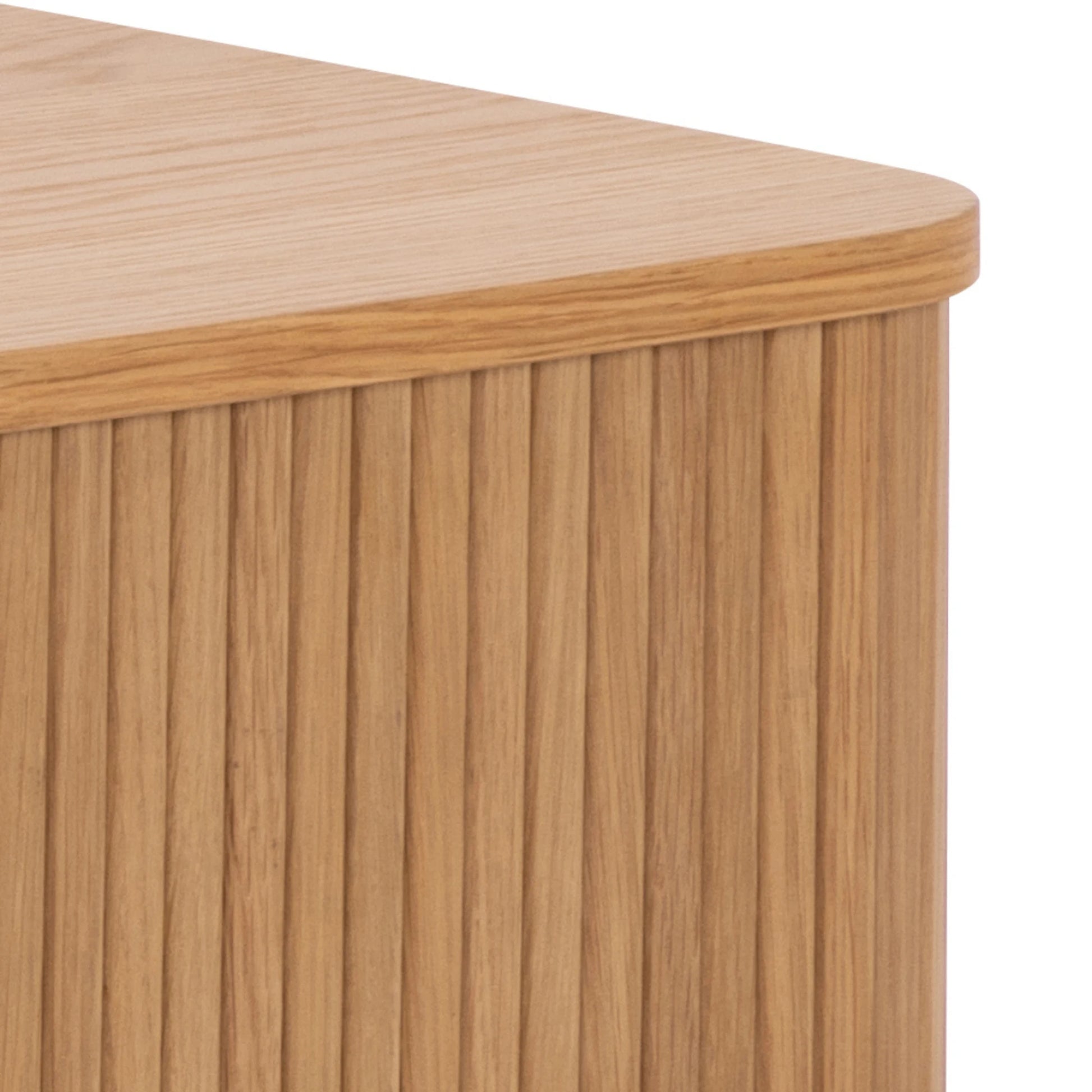 Hjem Design Langley TV Unit, Natural Wood
