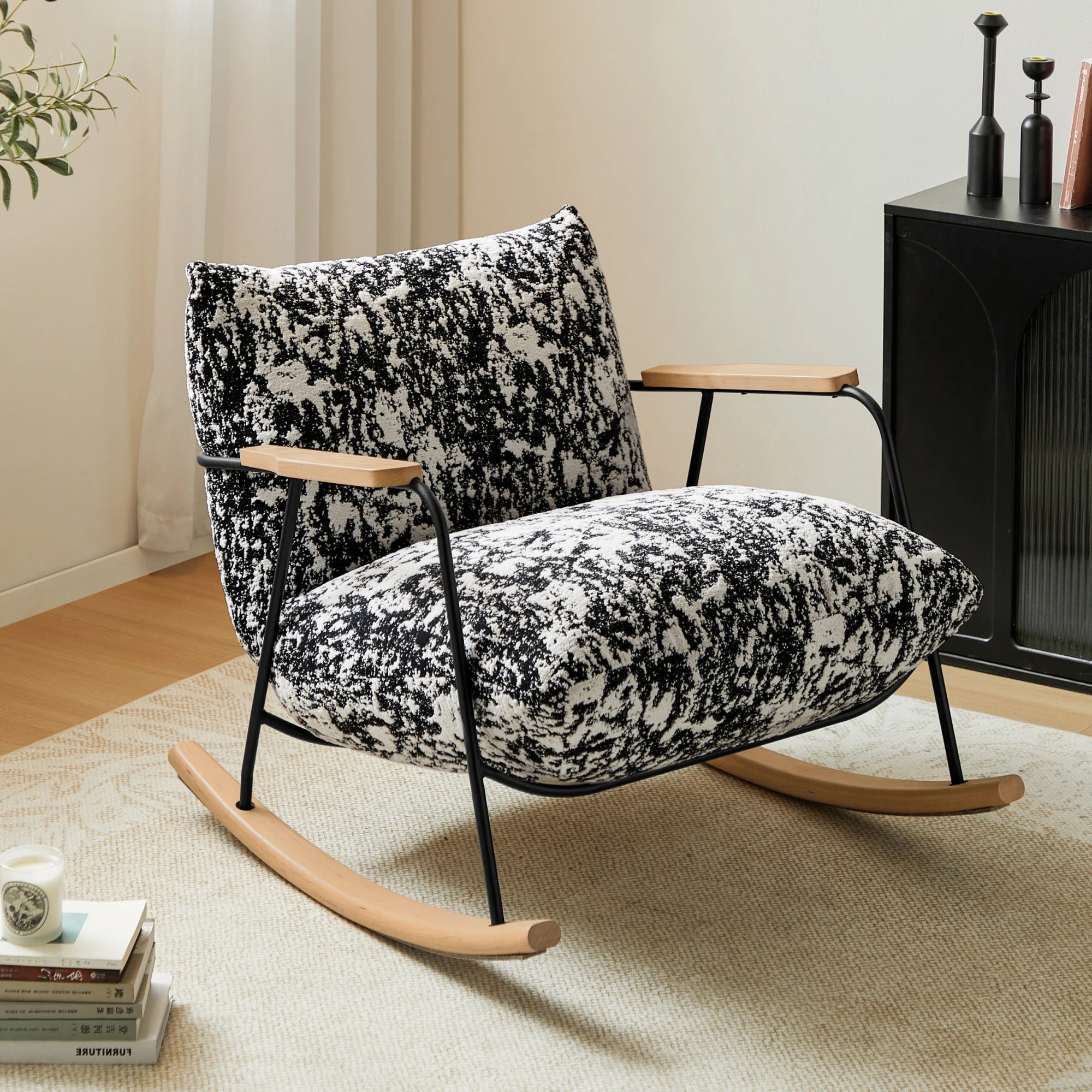Linspire Dermot Rocking Chair, Multi-Colour