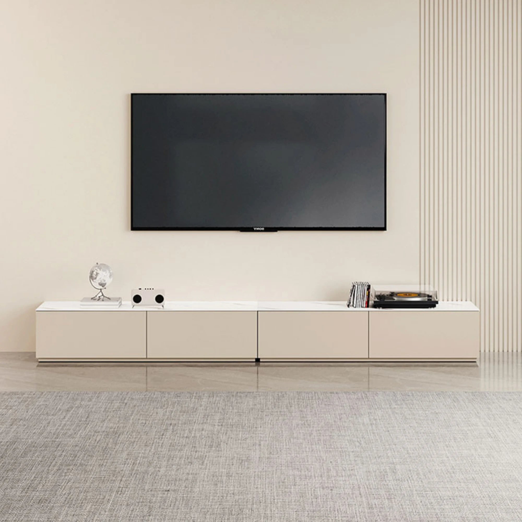 Linspire Vanko Sintered Stone Top Entertainment Unit, 240cm