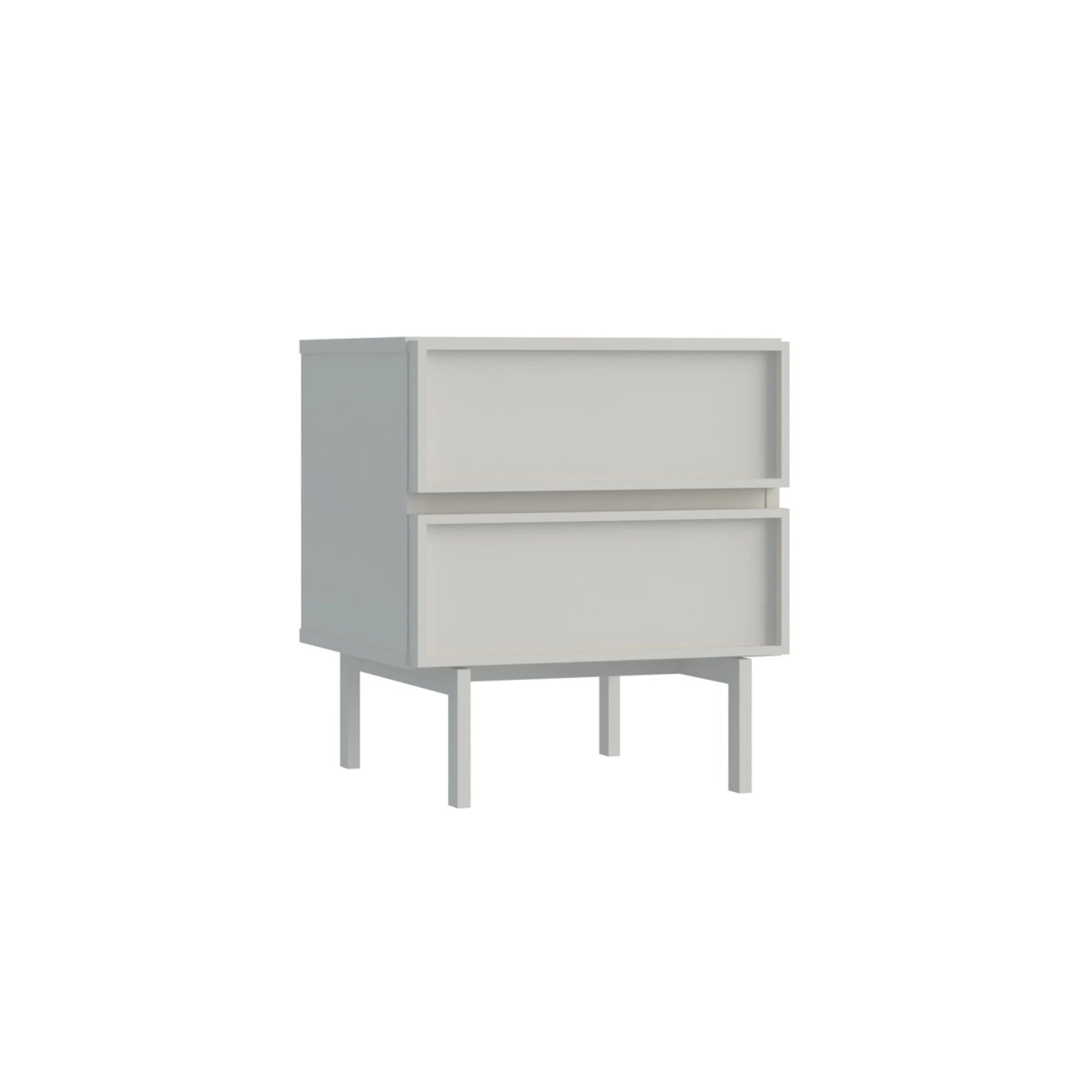 Loft Nora Bedside Table, Light Grey