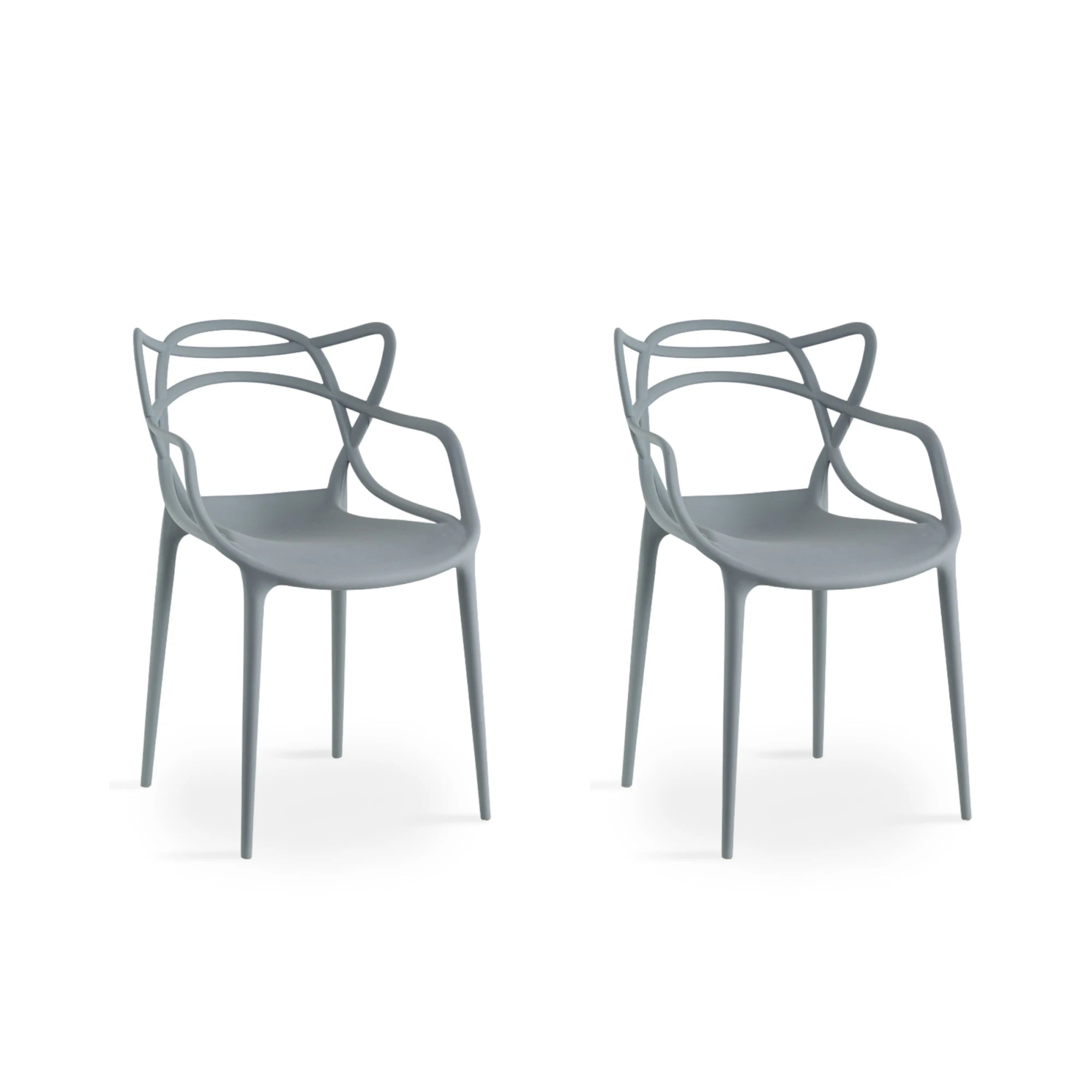 MODE Velo Stackable Dining Chair Replica, Set of 2