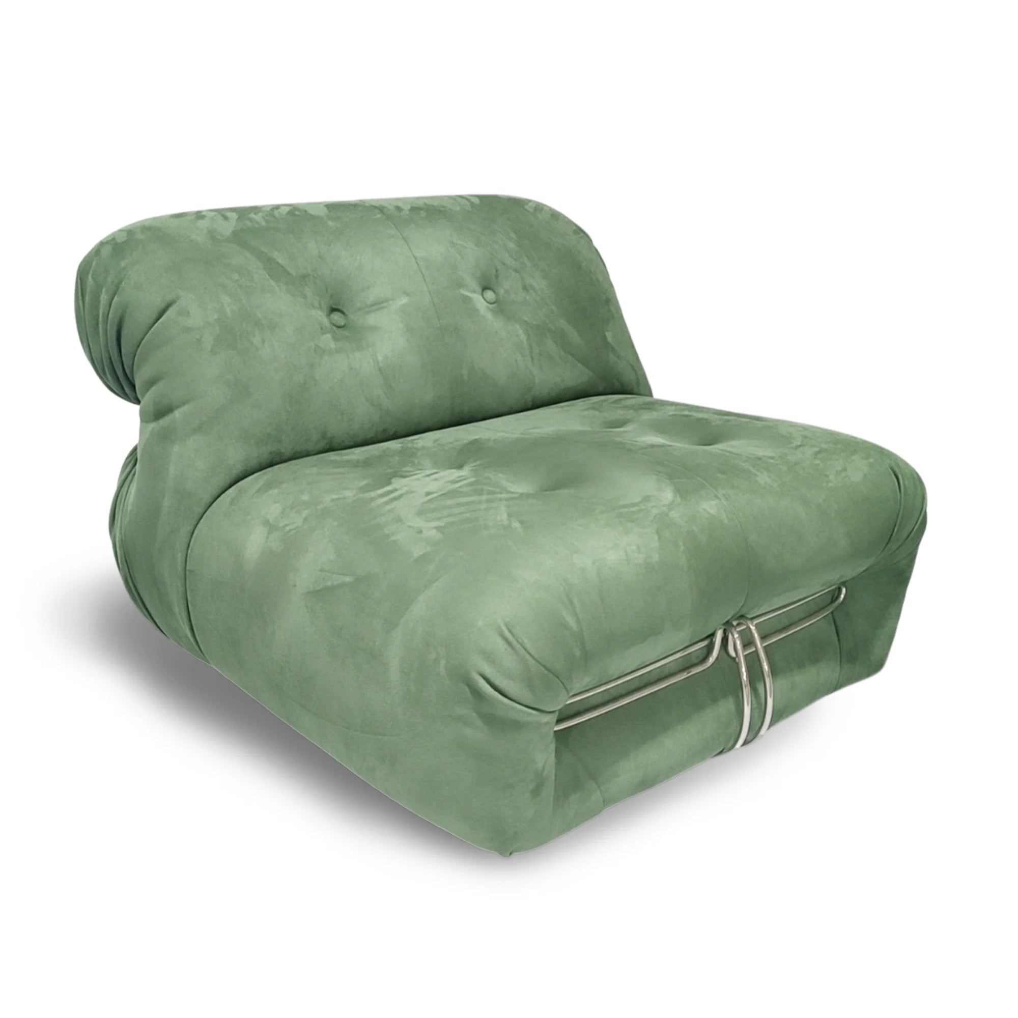 MODE Tobia Scarpa Soriana Lounge Chair Replica, 1-Seater, Green
