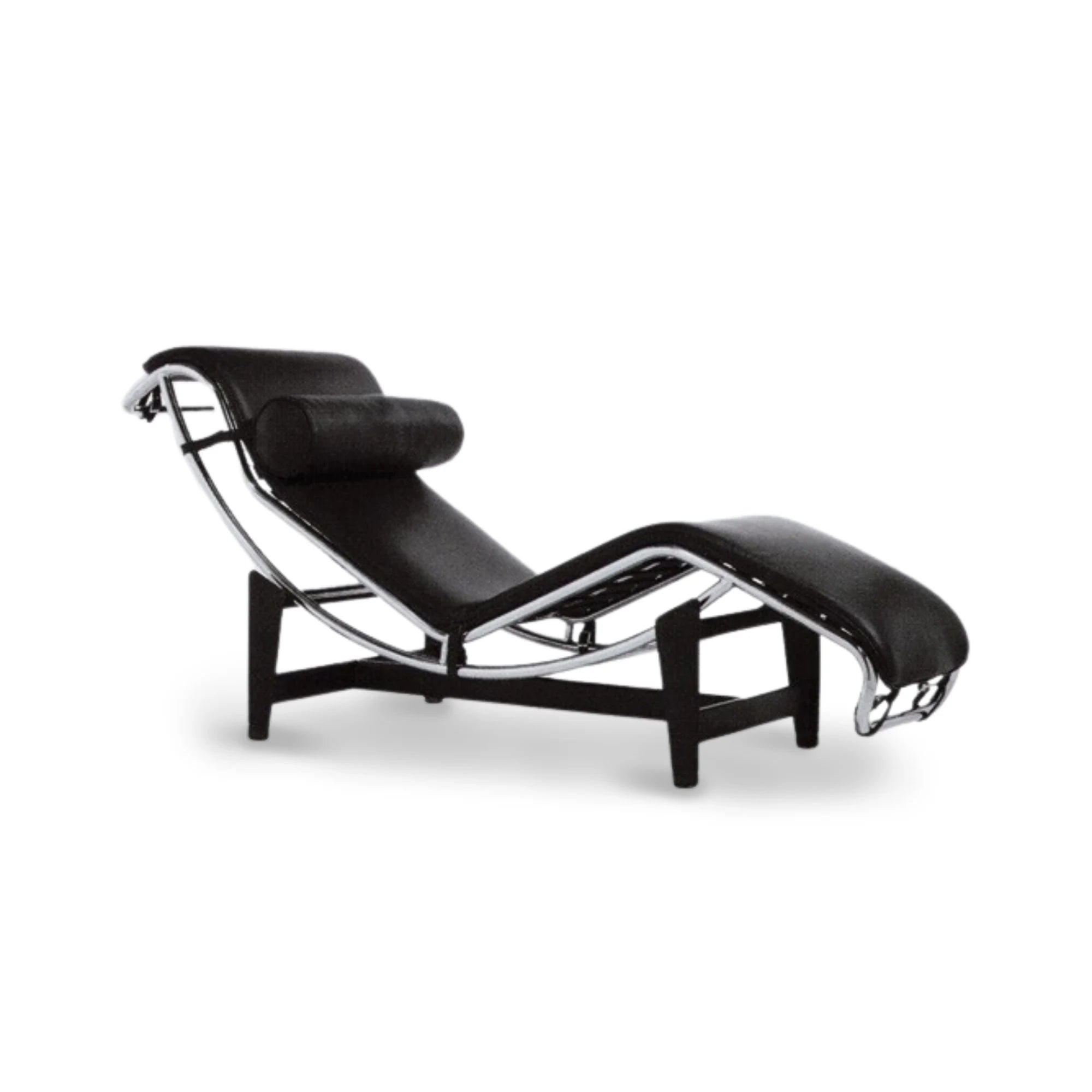MODE Le Corbusier LC4 Chaise Lounge Replica, Faux Leather