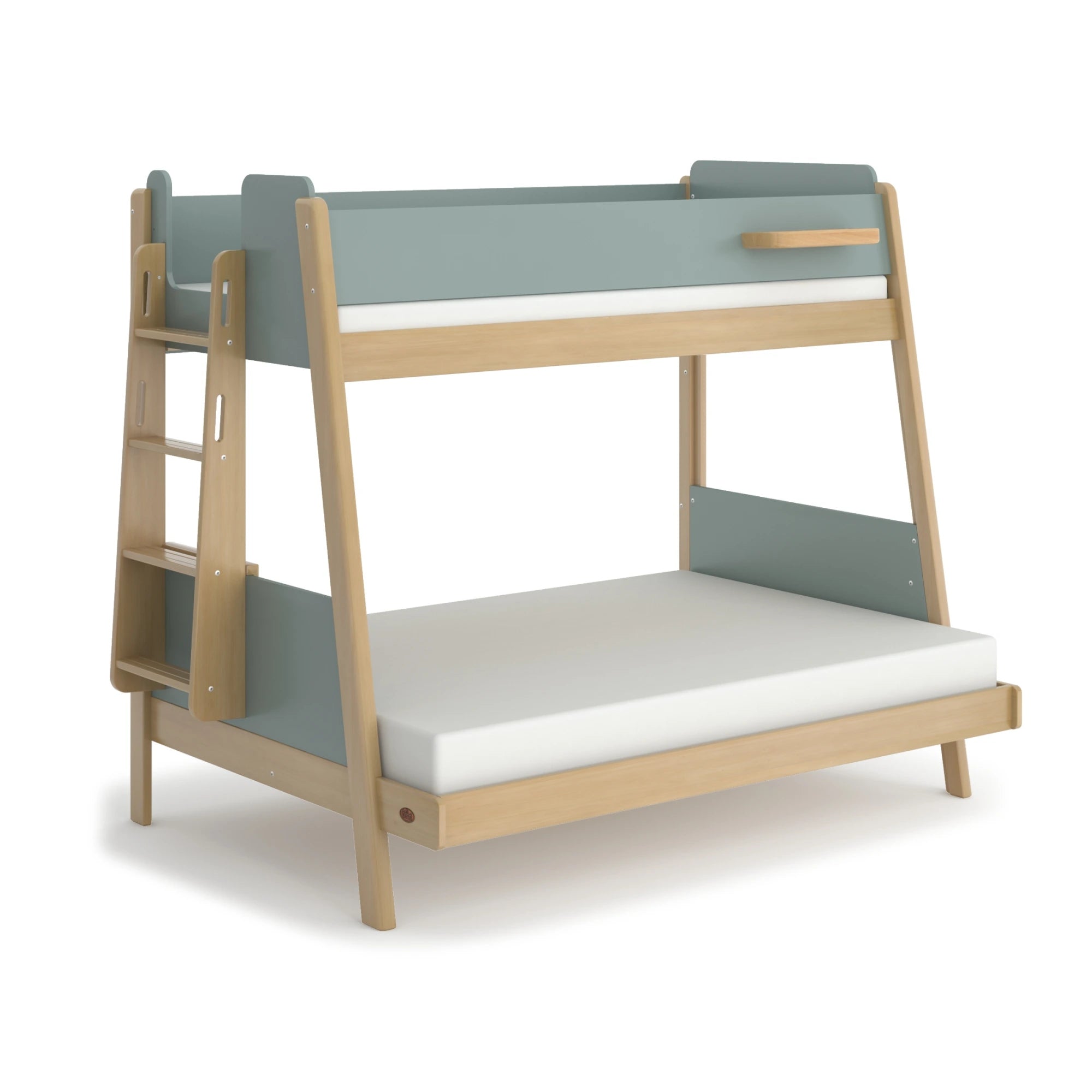 Boori Natty Kids Maxi Bunk Bed + Ladder, Blueberry, NZ Single