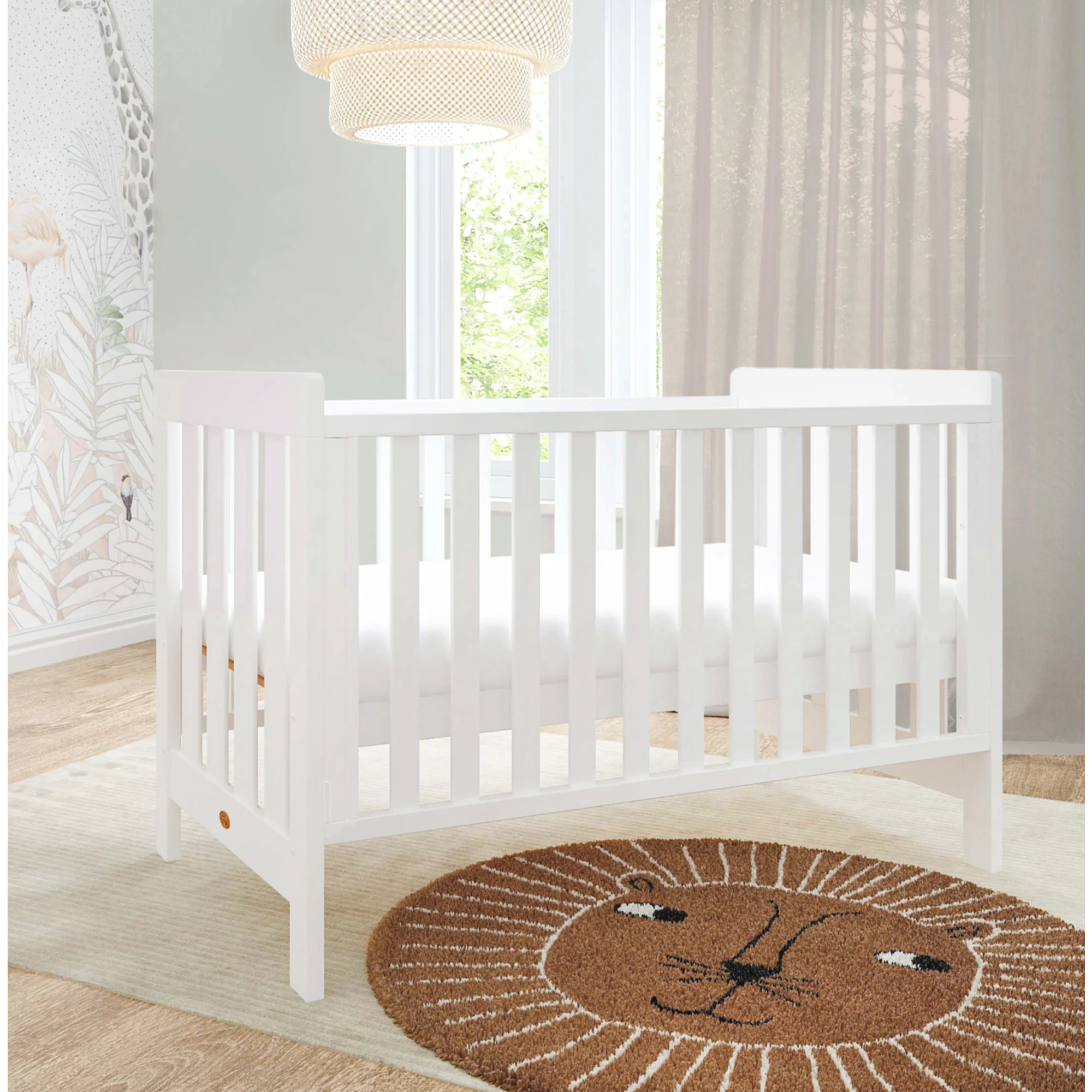 Boori Daintree Kids Baby Cot, Barley White