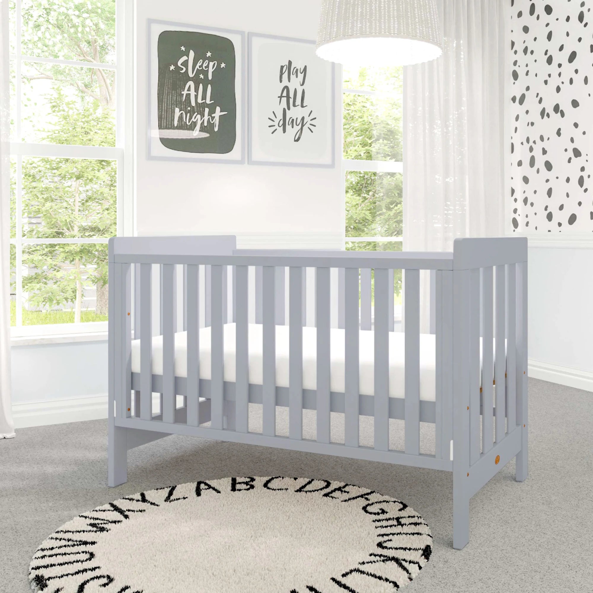 Boori Daintree Kids Baby Cot, Pebble