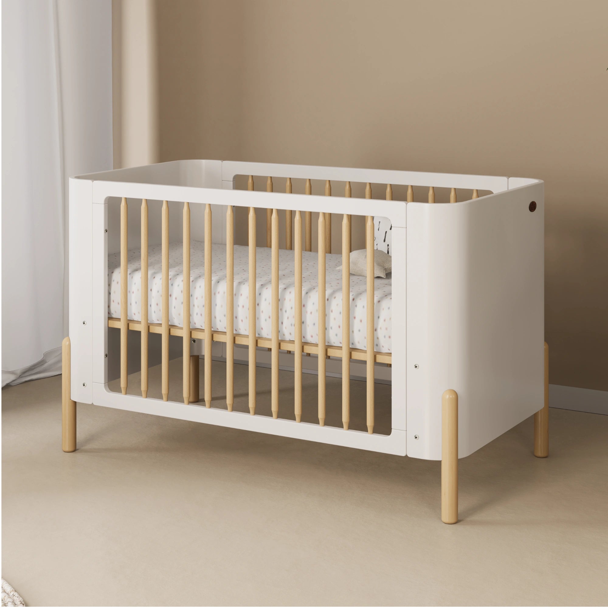 Boori Nova Kids Baby Cot, Barley