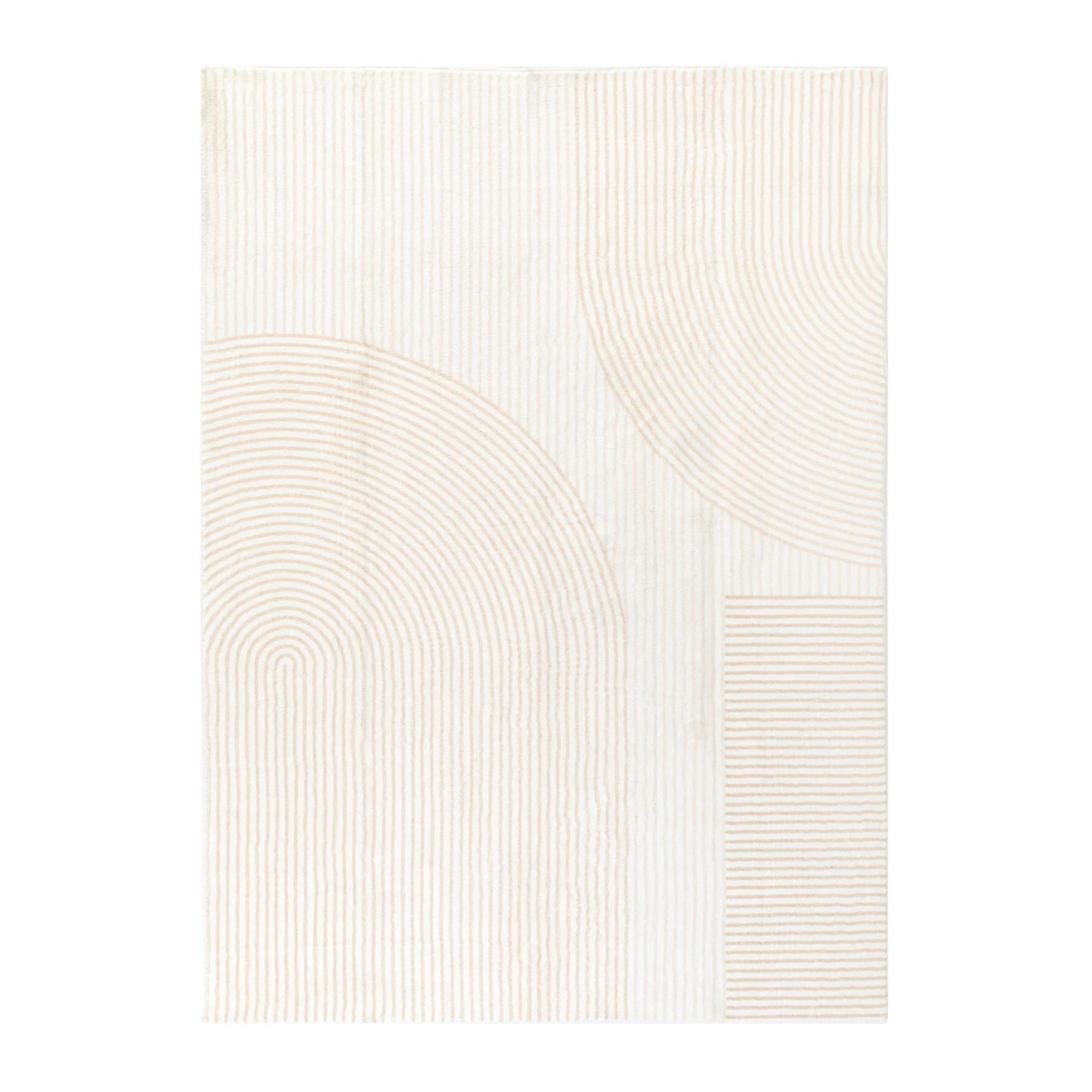 Dreamweaver Oasis Arches Machine Washable Rug, Arches Cream