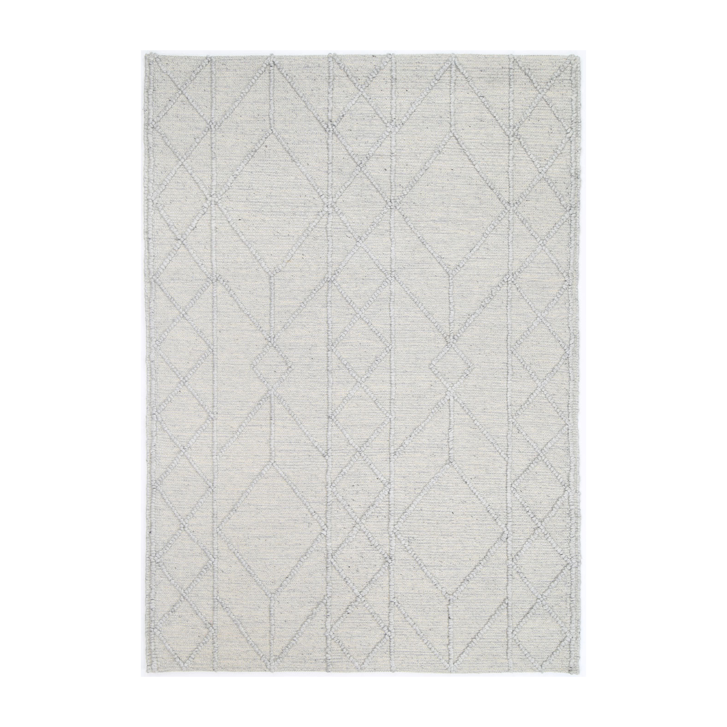Dreamweaver Wave Scandinavian Tribal Rug, Tribal Grey