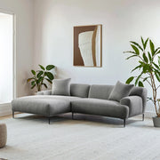 MODE Cielo 3.5-Seater Sofa with Chaise, Blue Grey