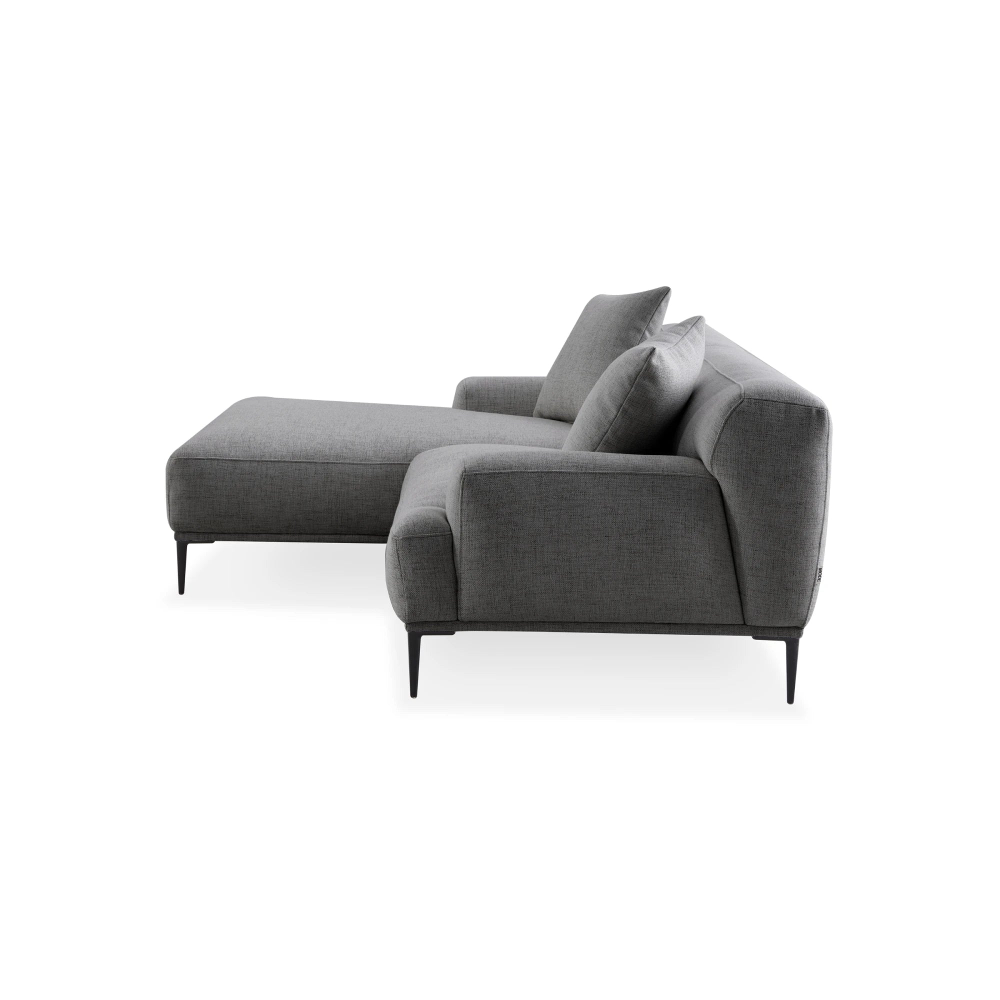 MODE Cielo 3.5-Seater Sofa with Chaise, Blue Grey