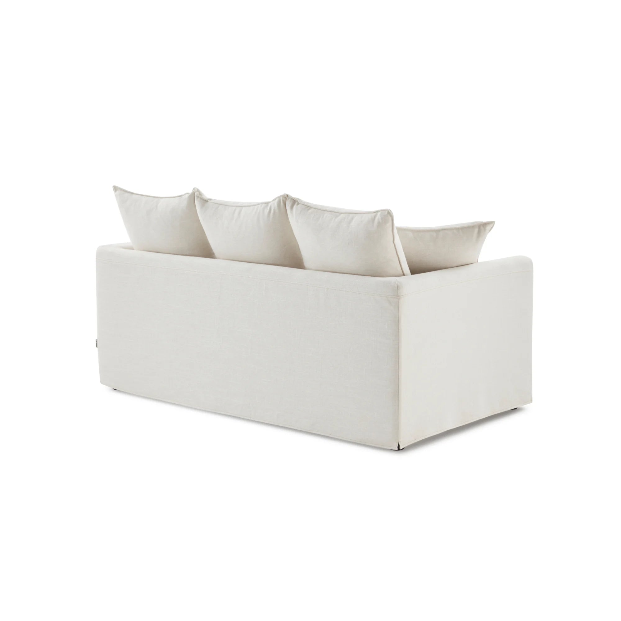 MODE Crepes 2.5-Seater Linen Sofa, Off-White