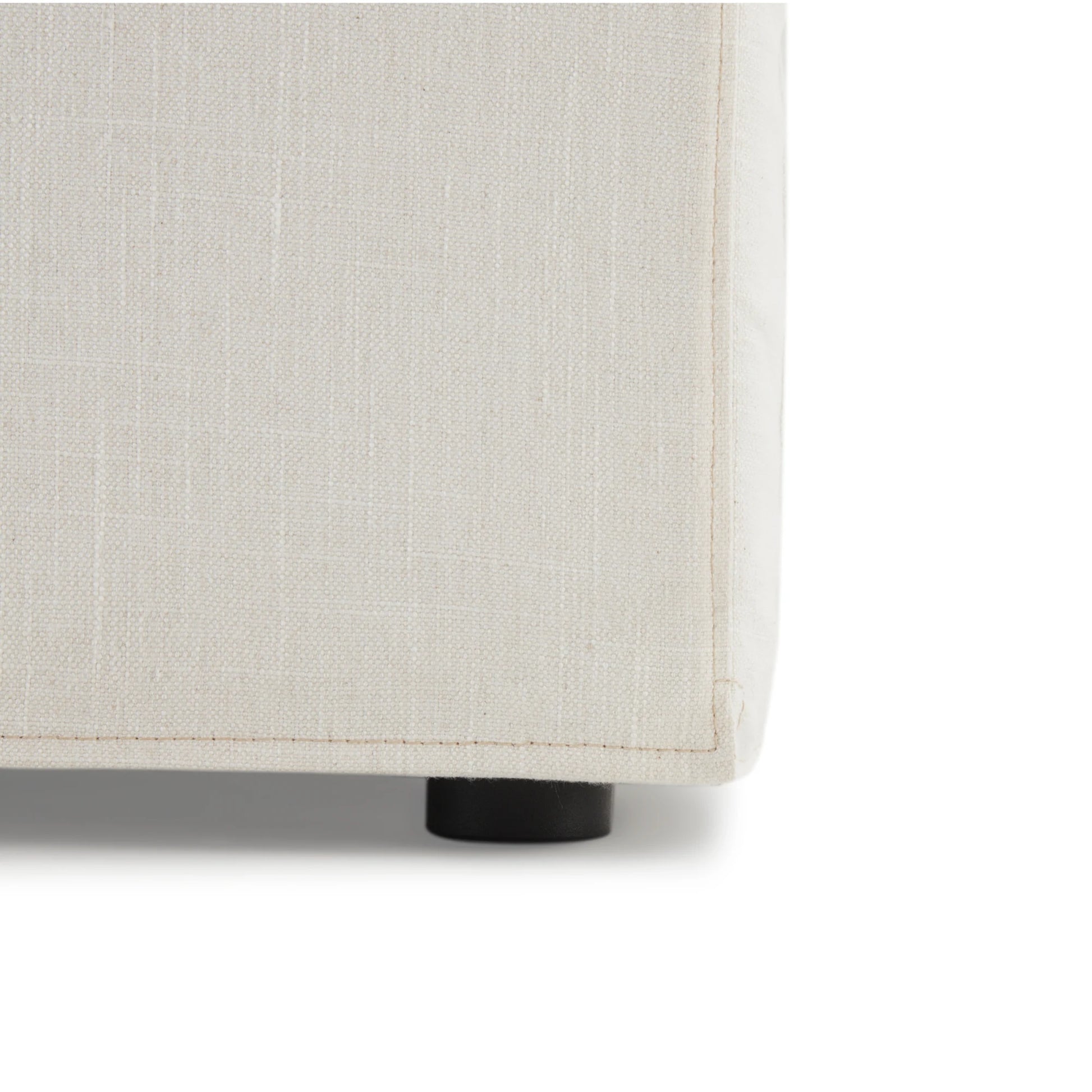 MODE Crepes 2.5-Seater Linen Sofa, Off-White