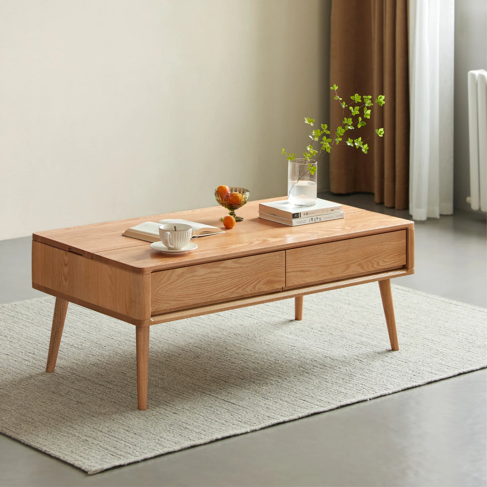 Solidwood Santa Rosa Coffee Table with Lift-Top, 120x60cm