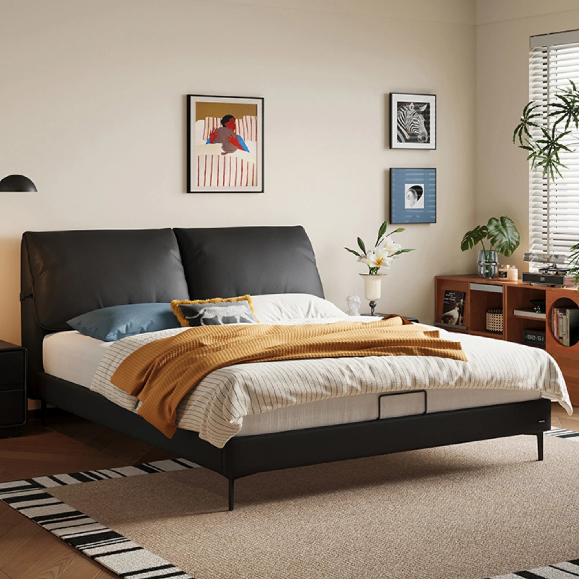 Linspire Beacon Bed Frame, Black
