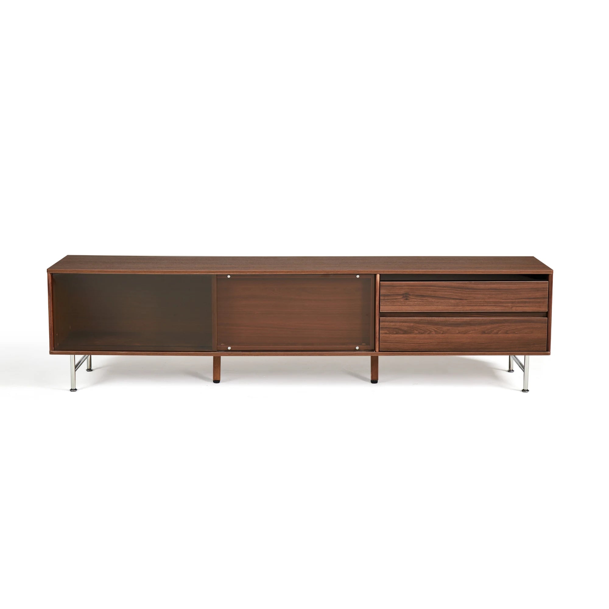 Linspire Ursula Entertainment Unit with Sliding Glass Doors, 200cm