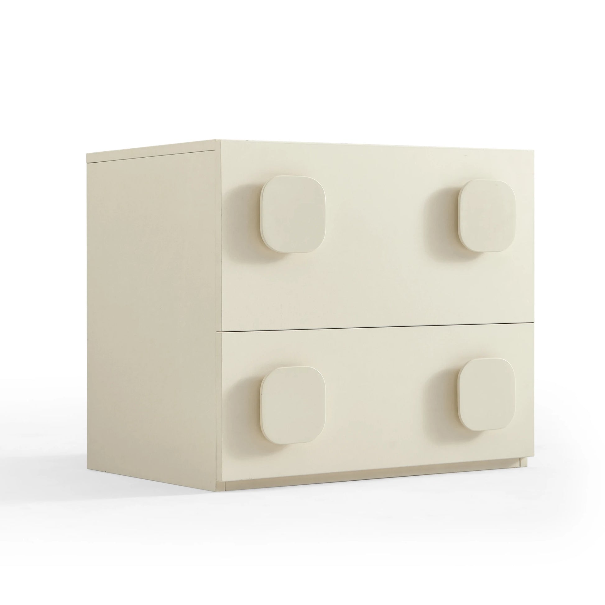 Linspire Mosaic Set of 3 Modular Storage Cabinets, Off-White