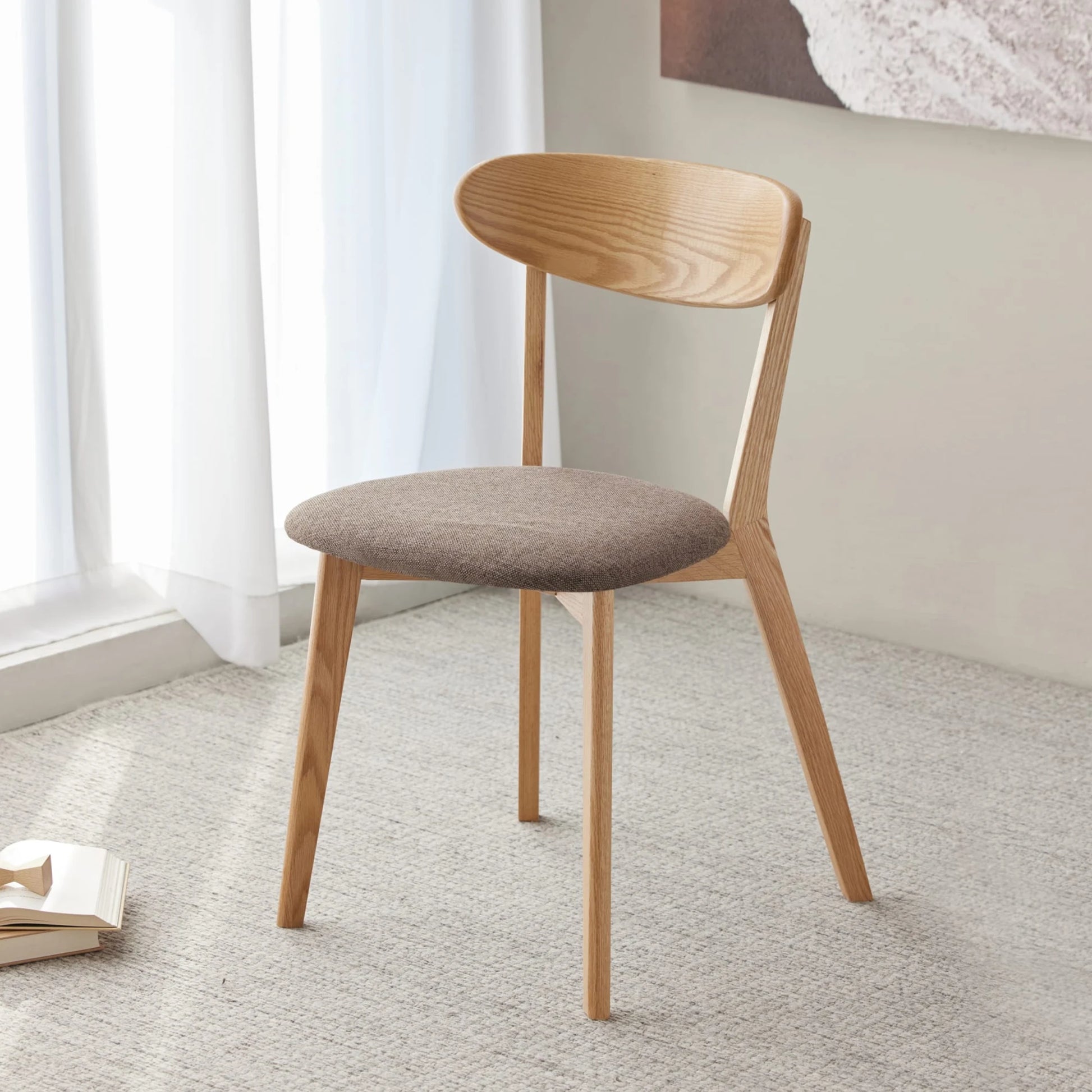 Solidwood Fuji 6PCS Dining Chair Set