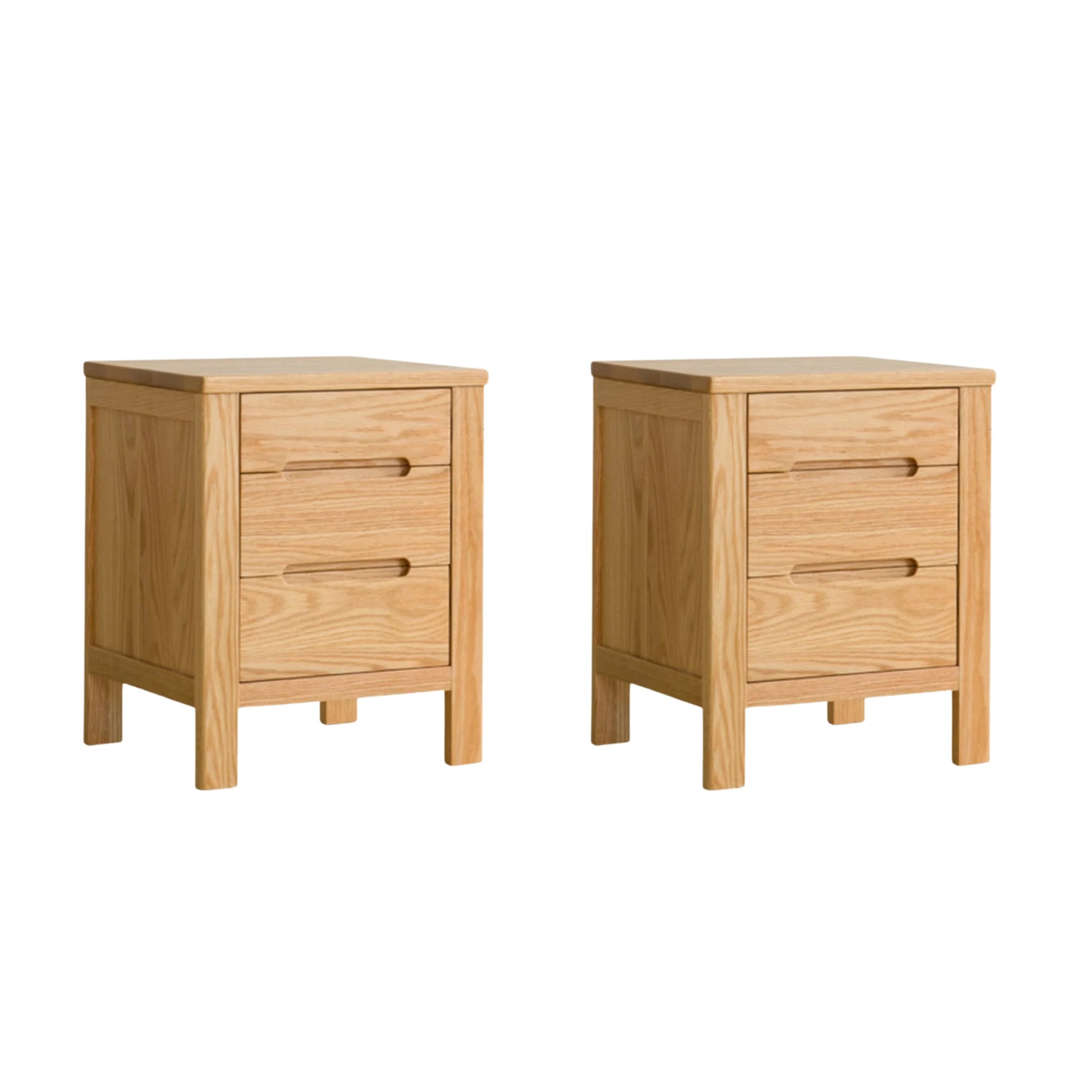 Solidwood Norway 2PCS Bedside Table Set B