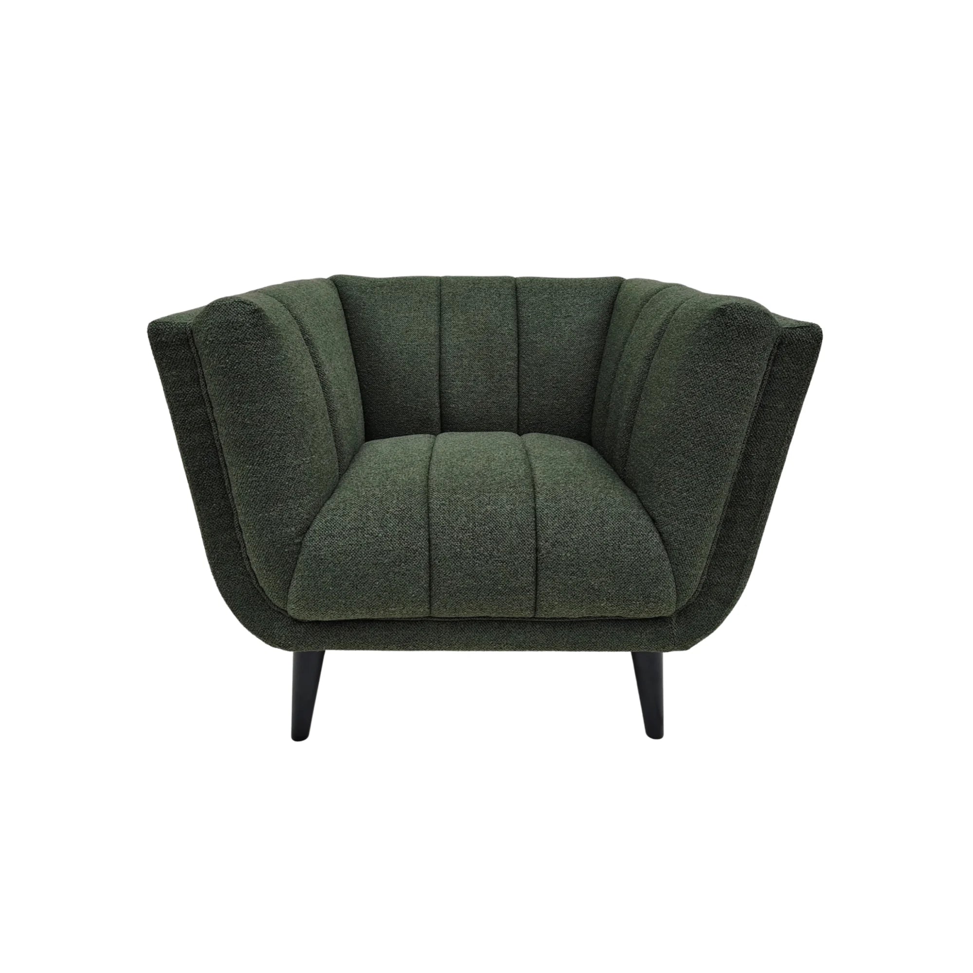 Hjem Design Tampa 1-Seater Sofa, Green