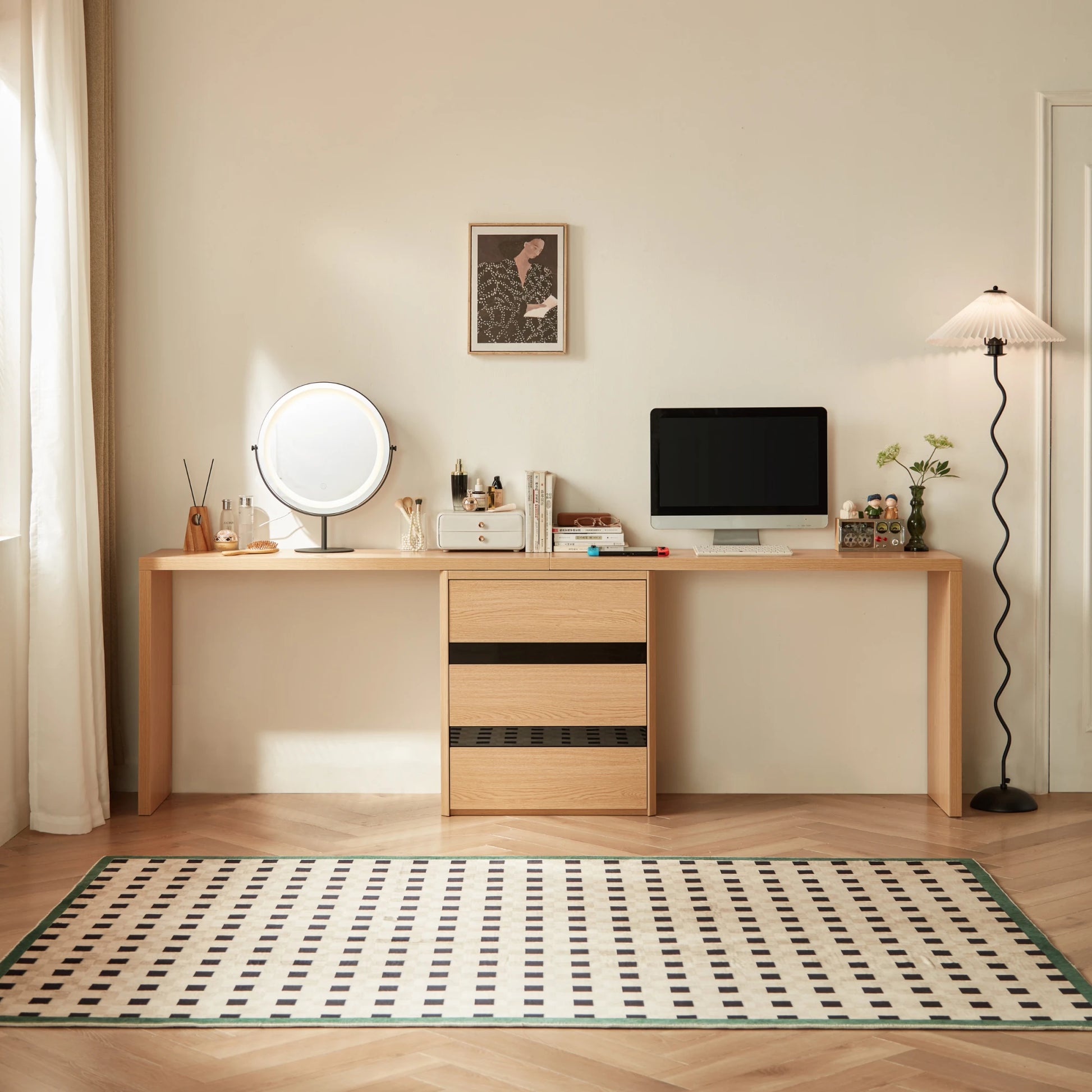 Linspire Cedar Dual Office Desk