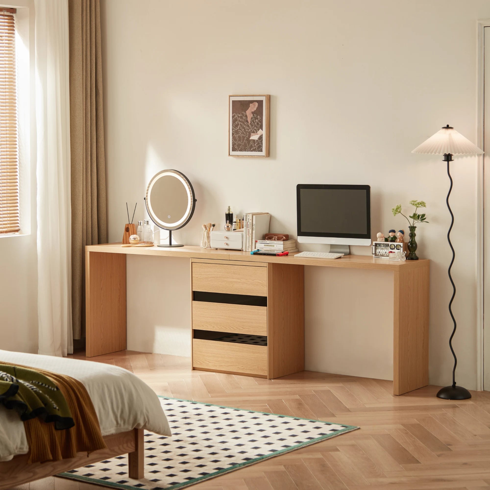 Linspire Cedar Dual Office Desk