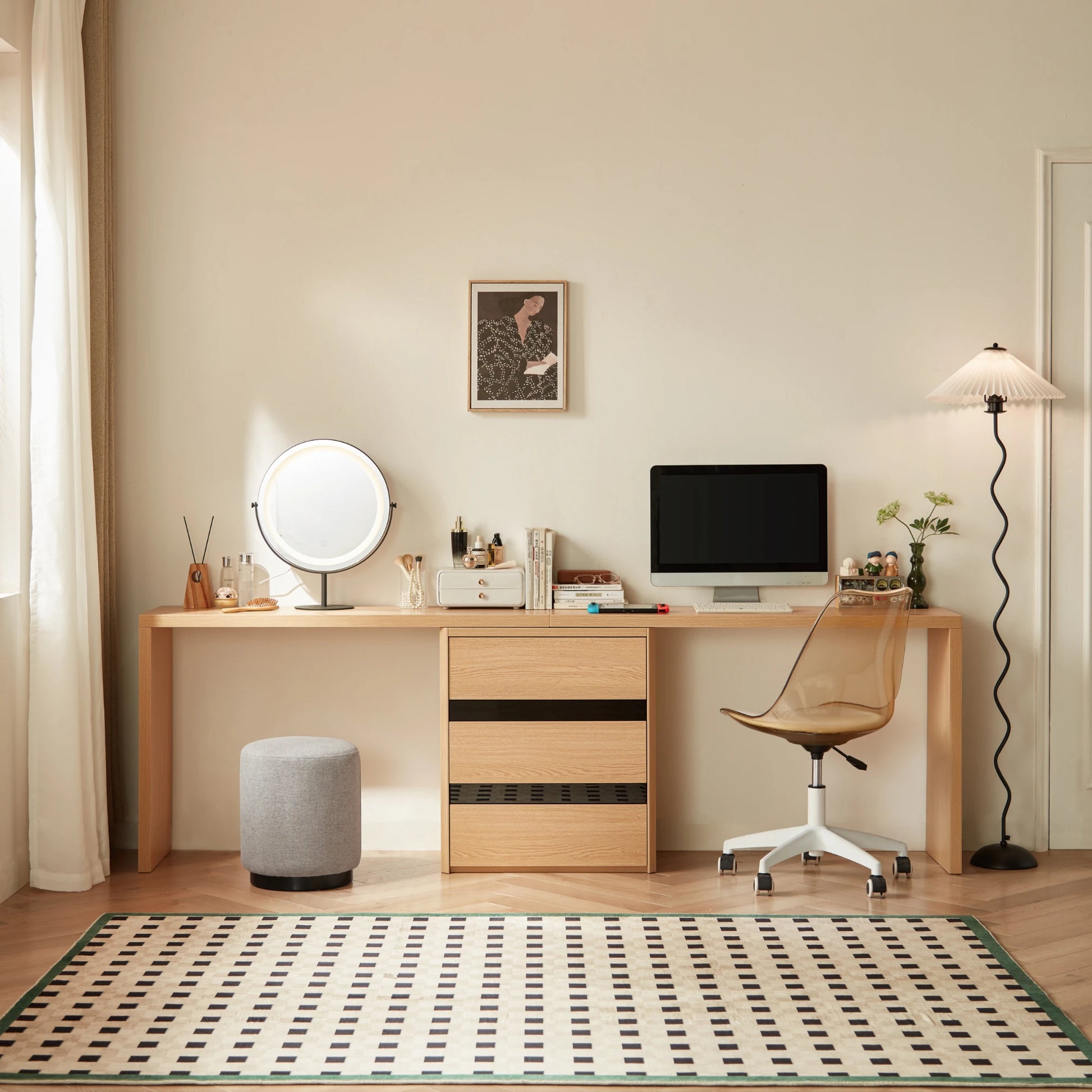 Linspire Cedar Dual Office Desk