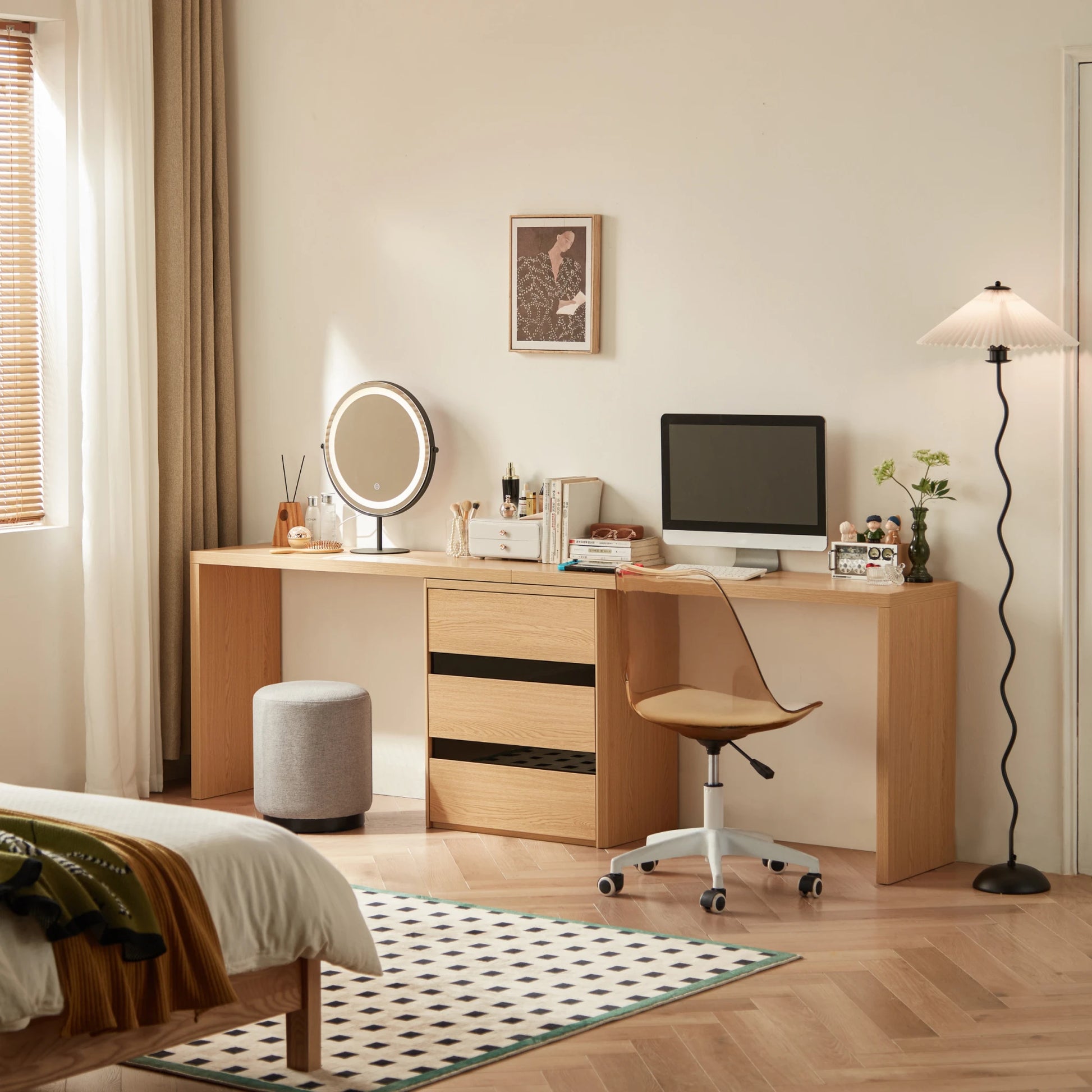 Linspire Cedar Dual Office Desk